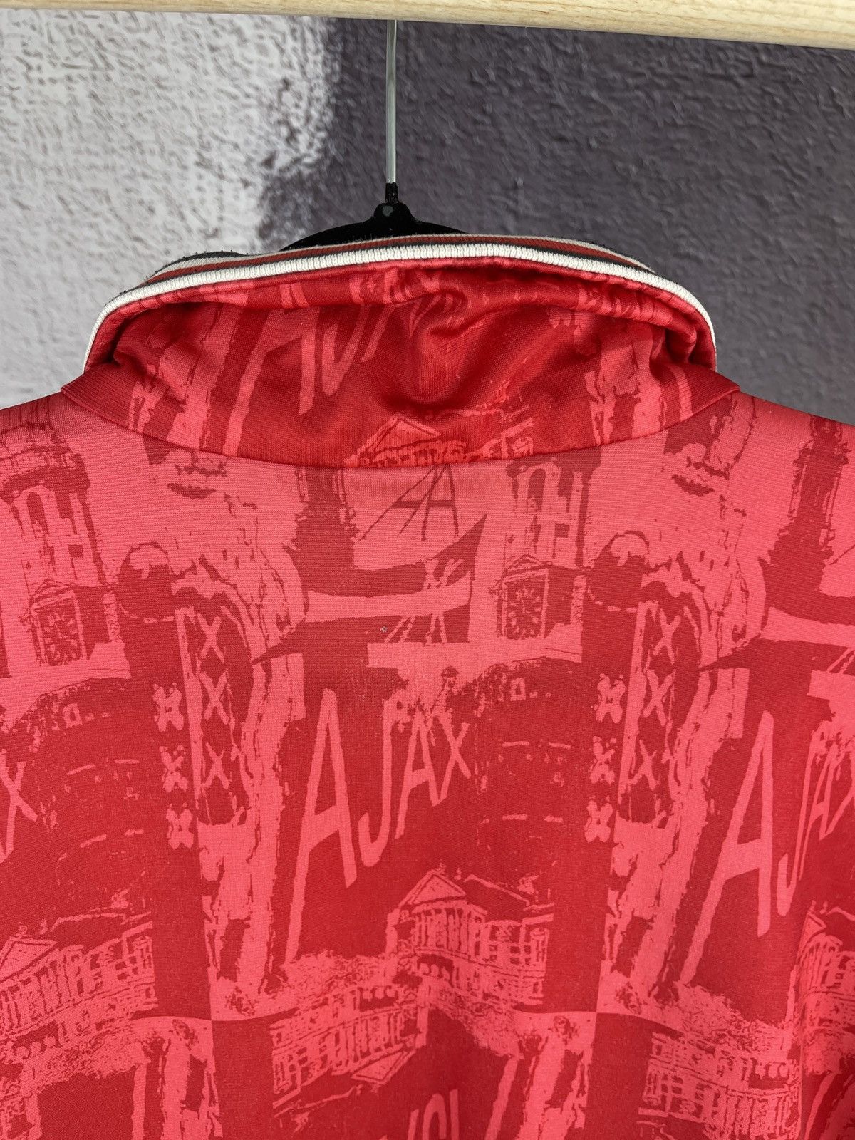 Umbro Umbro FC Ajax vintage 90s allover print track top jacket Size US XL / EU 56 / 4 - 13 Thumbnail