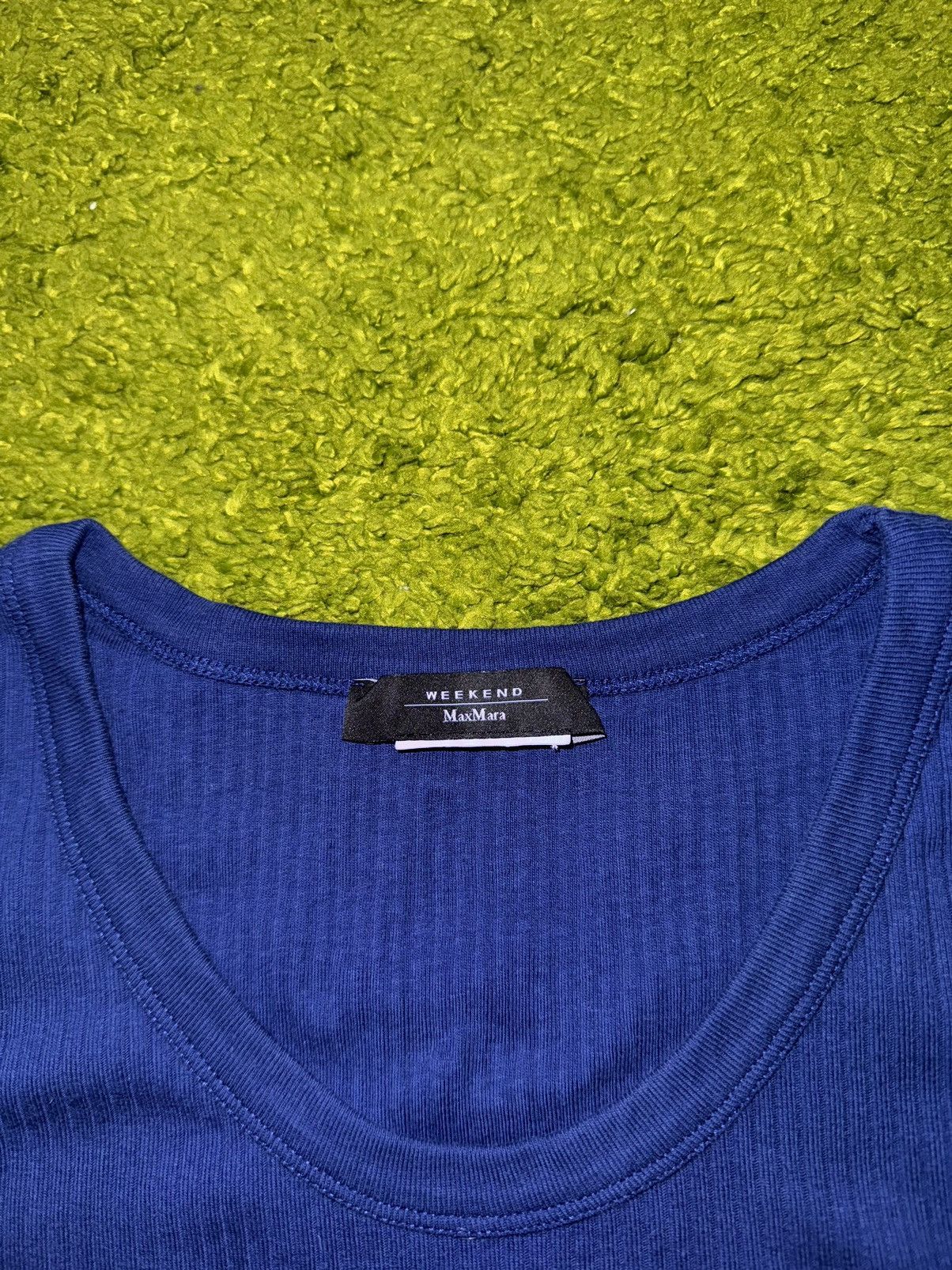 Designer × Max Mara × Weekend Max Mara Max Mara Weekend avant garde ribbed tank top Size M / US 6-8 / IT 42-44 - 4 Thumbnail