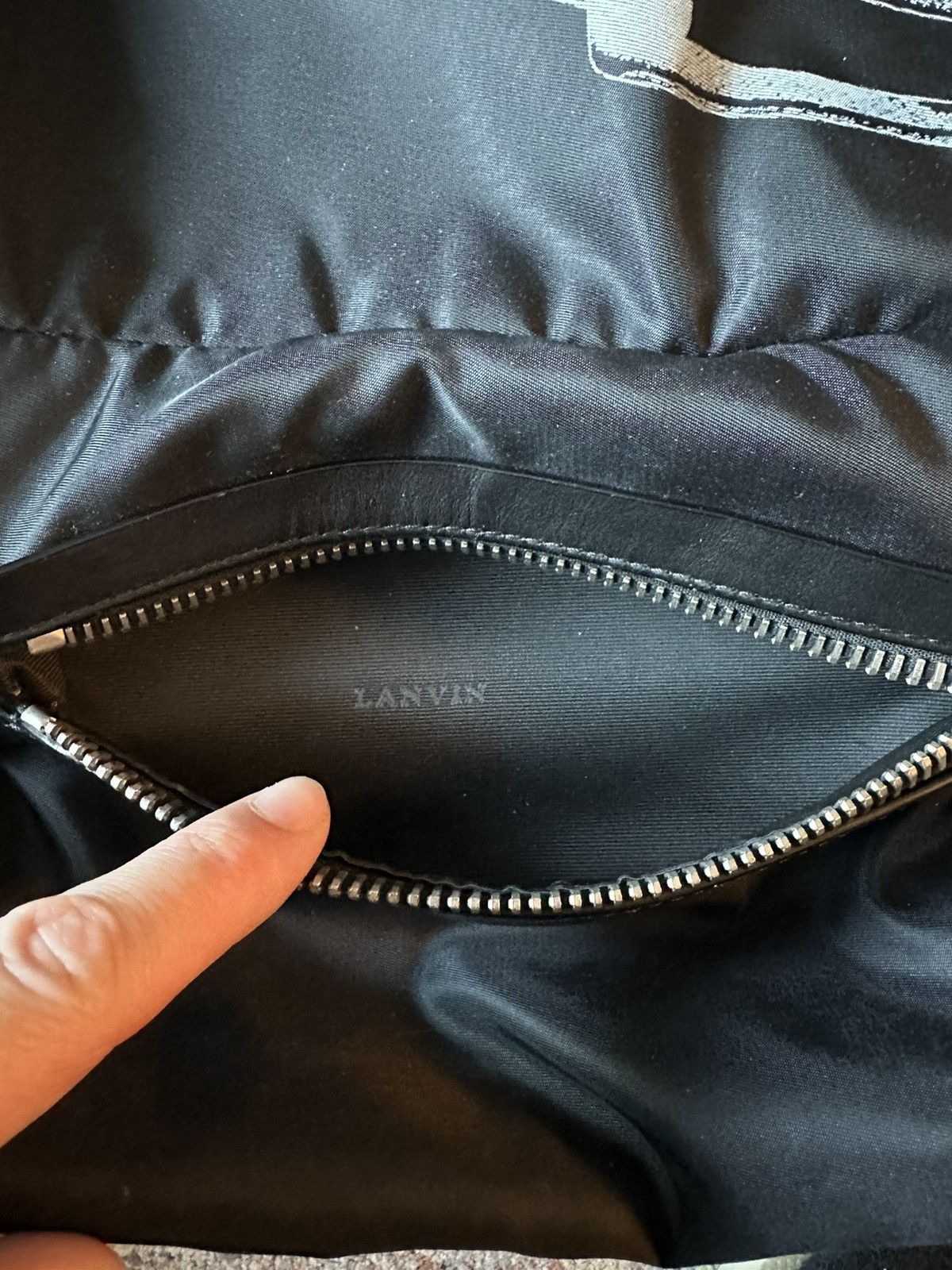 Lanvin Rare find! Lanvin backpack! Black with chain print Size ONE SIZE - 6 Thumbnail