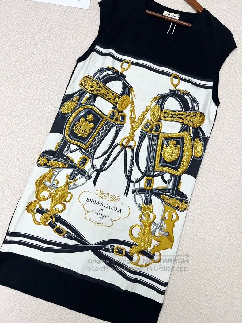 Hermes Hermes Silk Knit Dress Size XS / US 0-2 / IT 36-38 - 2 Thumbnail