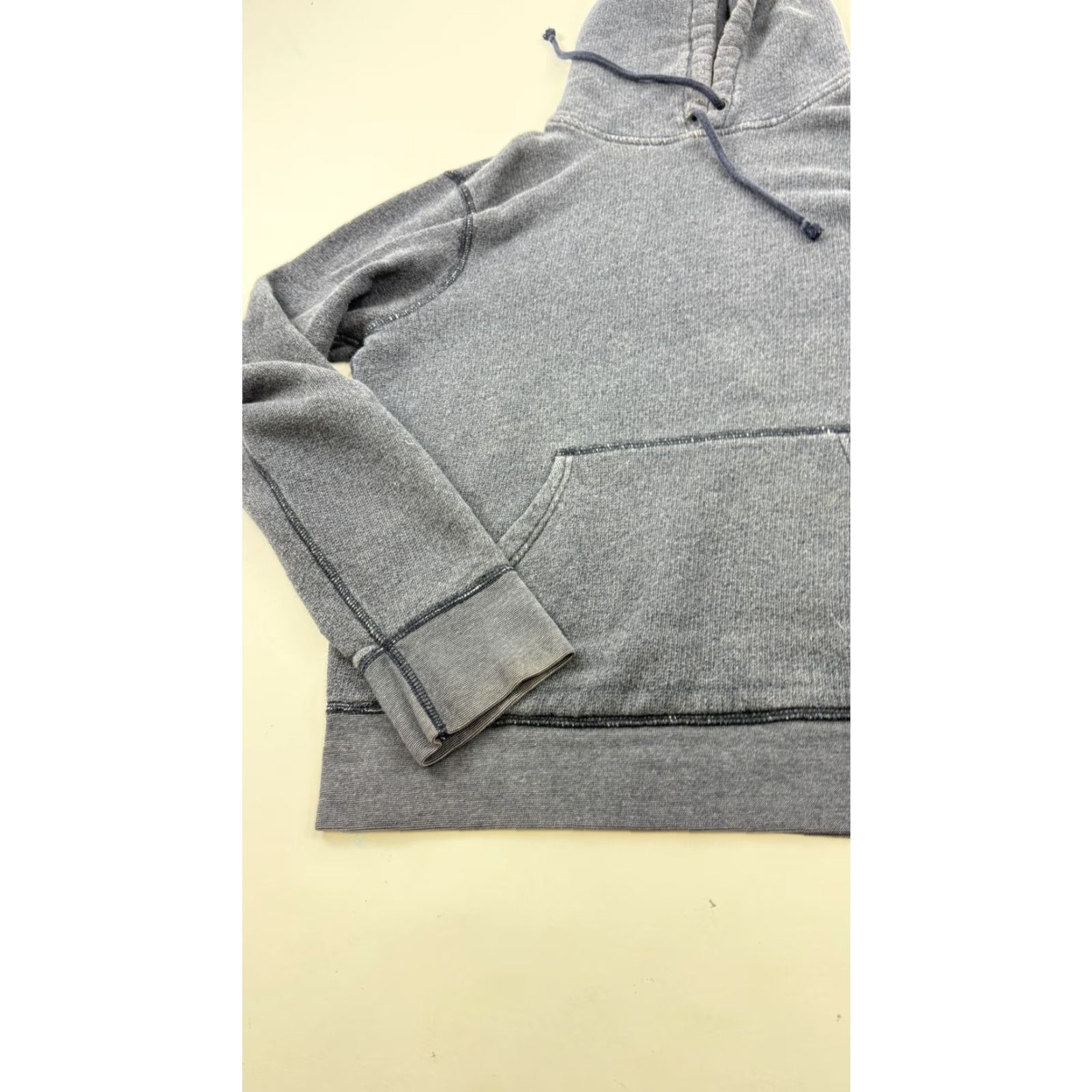 J.Crew VINTAGE J.Crew Hoodie Sweatshirt Mens M Gray Kangaroo Pocket Fleece Pullover Size US M / EU 48-50 / 2 - 3 Thumbnail