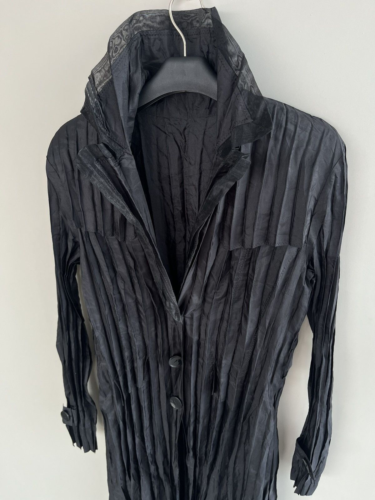 Japanese Brand Pleats Please Japanese Specchio Coats Blazer Issey Style Size L / US 10 / IT 46 - 6 Thumbnail
