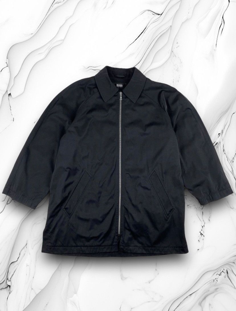 Hugo Boss × Vintage Vintage Hugo Boss Trench Long Goat Size XL Size US XL / EU 56 / 4 - 1 Thumbnail