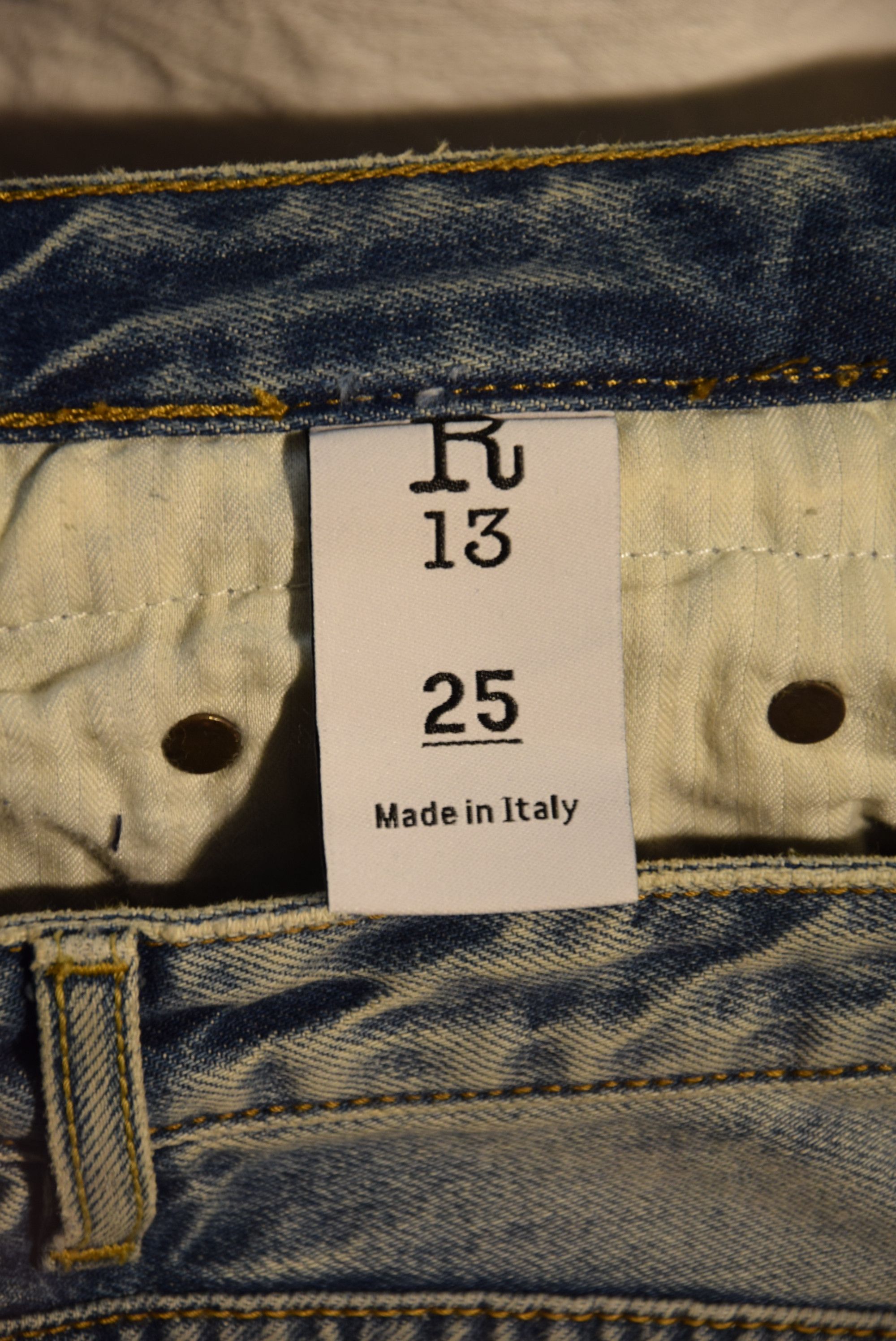 Designer × R13 R13 Shirring Boy Boot Jeans Size 25" / US 0 / IT 36 - 3 Thumbnail