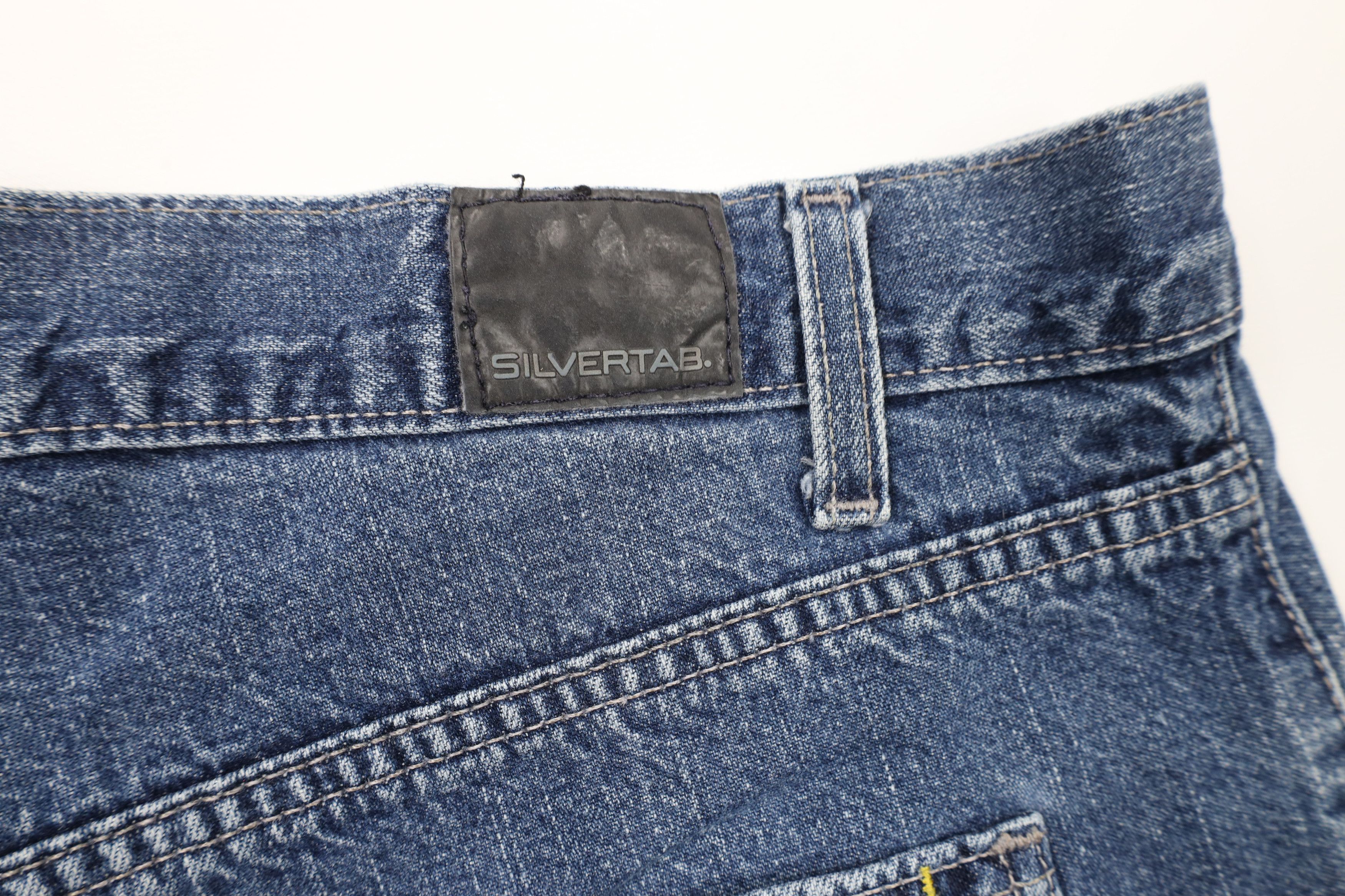 Levi's × Vintage Vintage Y2K 2002 Levis Silvertab Fit Denim Jean Shorts Jorts Size US 42 / EU 58 - 8 Thumbnail