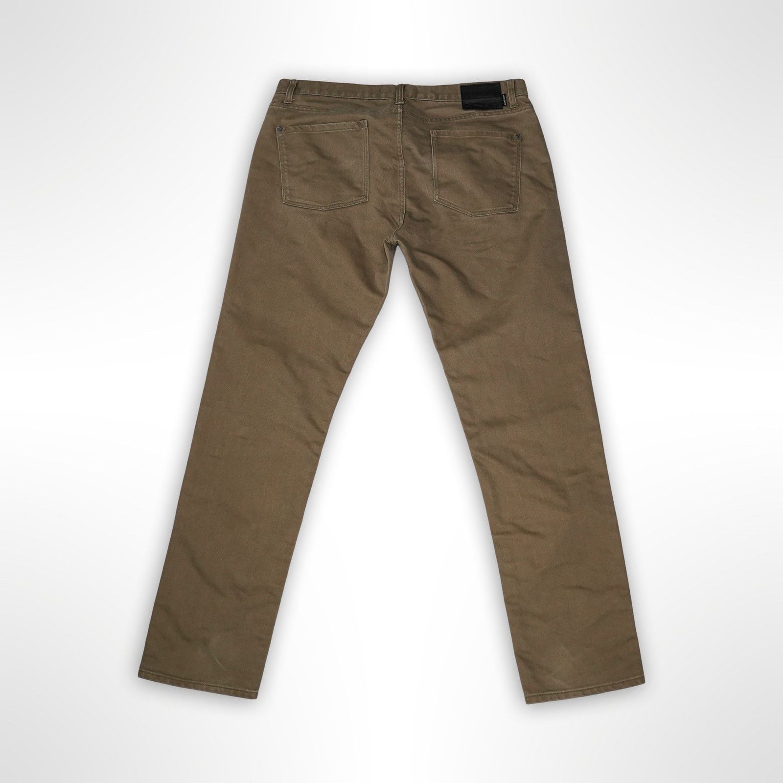 RVCA RVCA The Regulars Brown Moisture Wicking Denim Jeans 38x33 Size US 38 / EU 54 - 2 Thumbnail