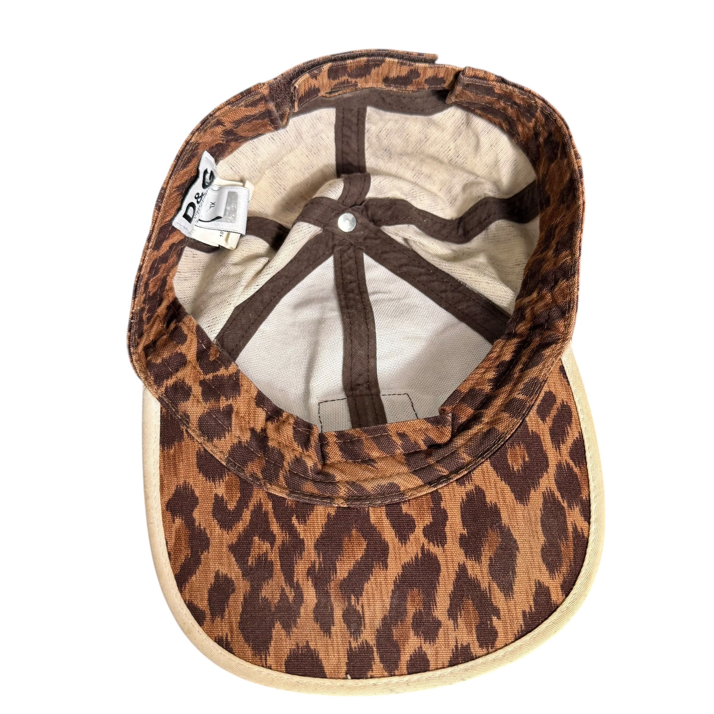 Dolce & Gabbana 🔥RARE🔥D&G Dolce & Gabbana Junior Leopard Adjustable Cap Size ONE SIZE - 8 Thumbnail
