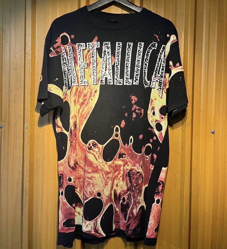 Giant VINTAGE RARE METALLICA RELOAD AOP Size US XL / EU 56 / 4 - 5 Thumbnail