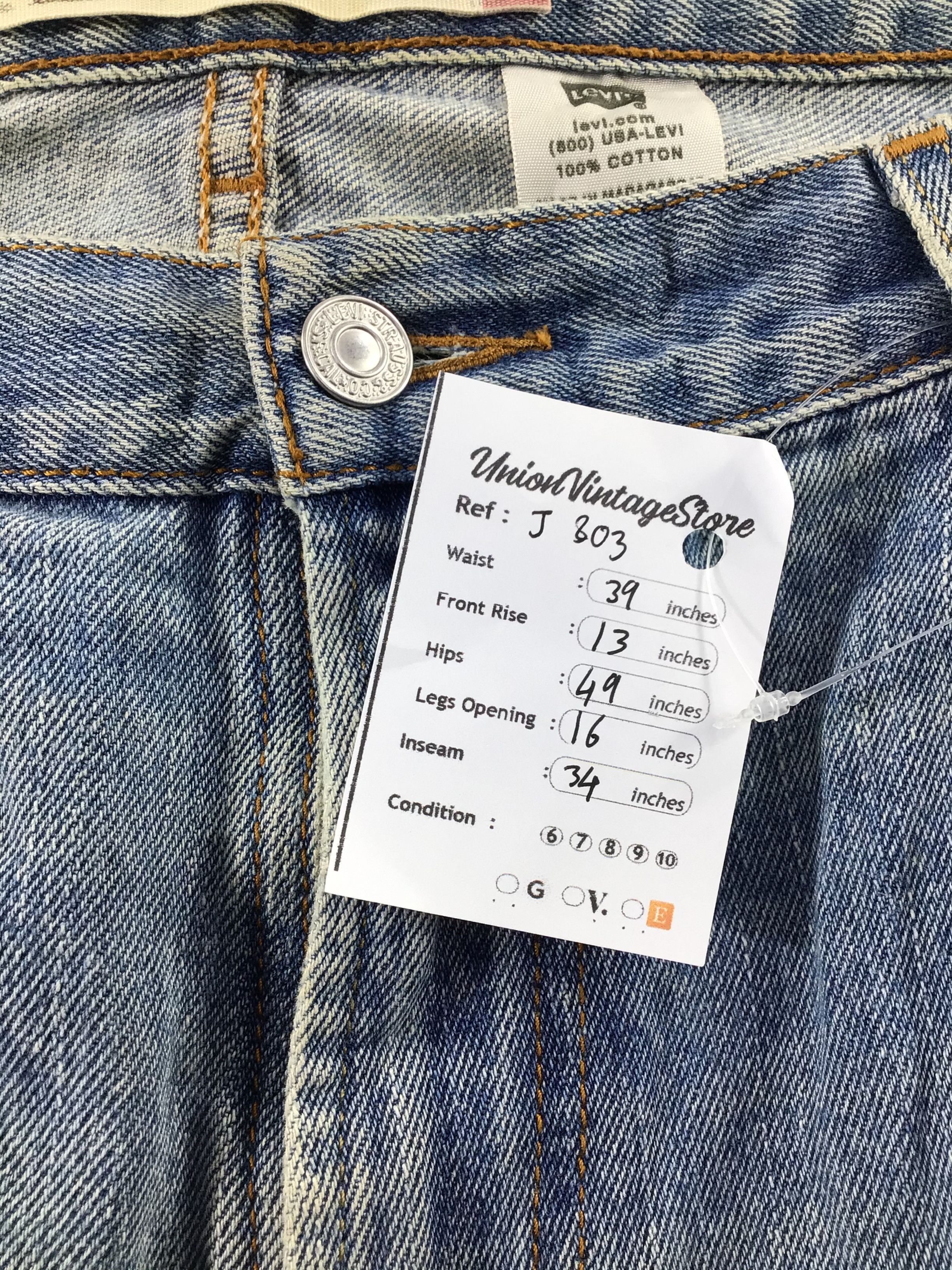 Levi's Vintage Levis 550 Jeans-J803 Size US 39 - 11 Thumbnail