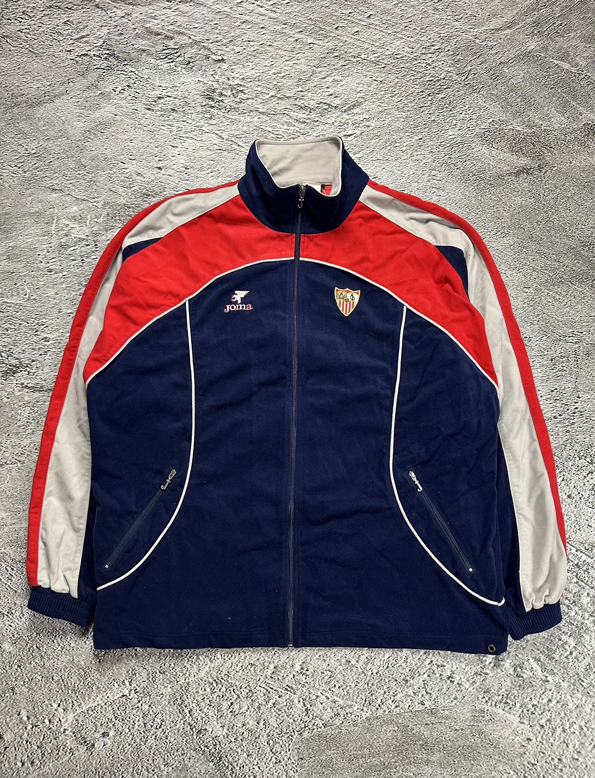 Joma × Vintage Sevilla joma vintage track jacket 2001 02 zip sweatshirt Size US XXL / EU 58 / 5 - 1 Thumbnail