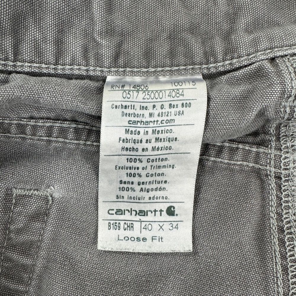 Carhartt Carhartt Grey Loose Fit Denim Pants Men’s Size 40 x 34 Size US 40 / EU 56 - 8 Thumbnail