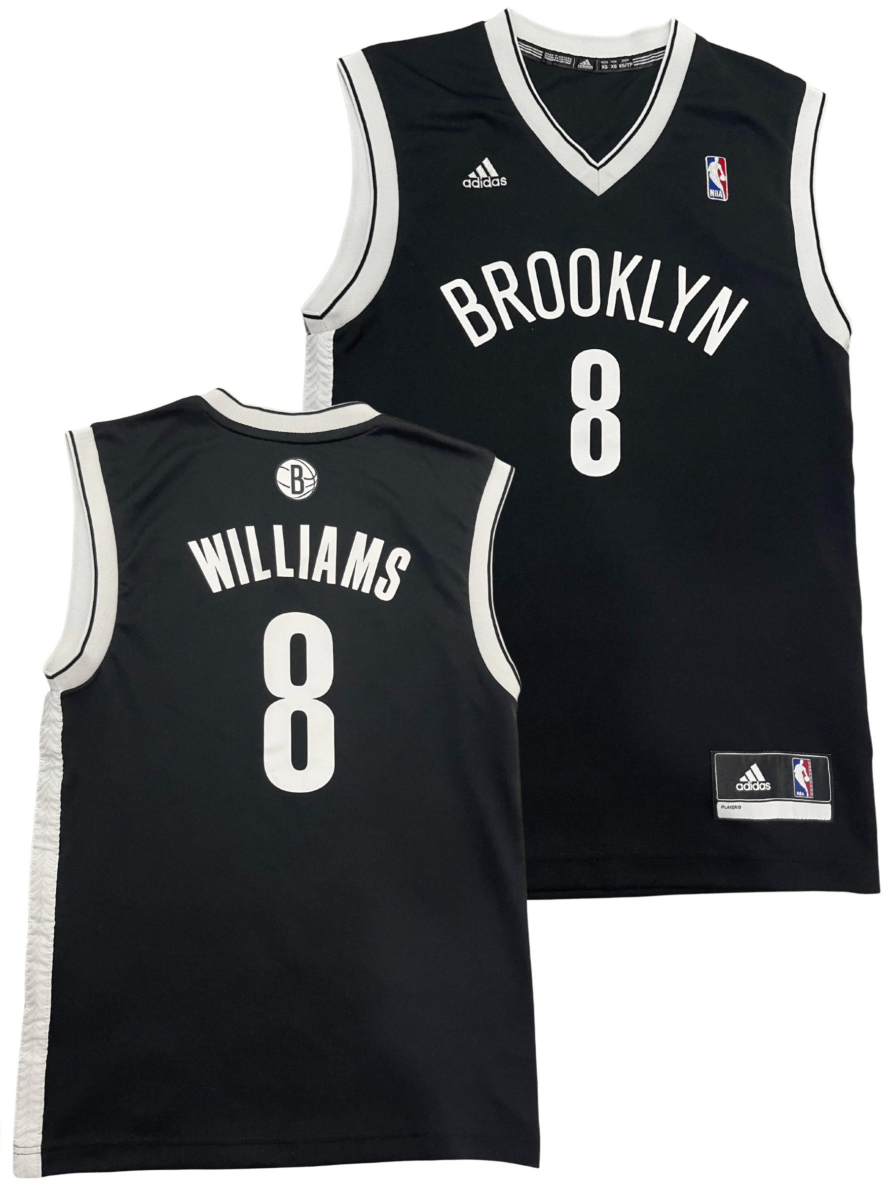 Adidas Adidas Brooklyn Nets Deron Williams #8 Jersey XS NBA Size US XS / EU 42 / 0 - 1 Thumbnail