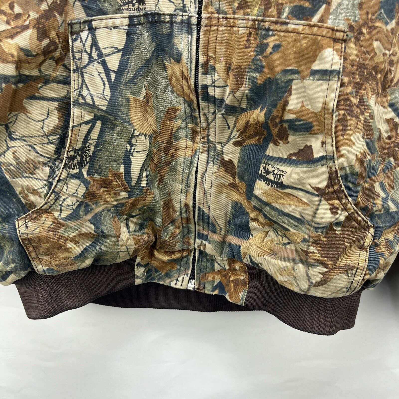Vintage Vintage Camo Hooded Real Tree Jacket XS Size US XS / EU 42 / 0 - 3 Thumbnail