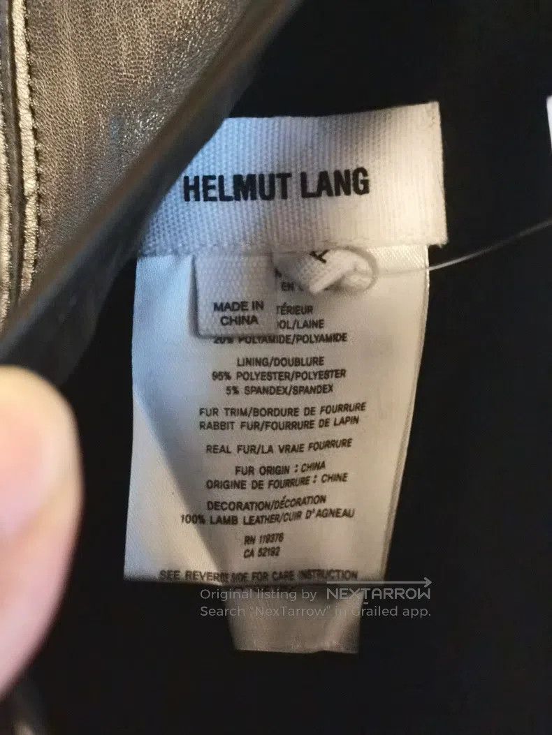 Helmut Lang Helmut Lang size P Pure Black Wool Sheepskin Patchwork Desi Size S / US 4 / IT 40 - 4 Thumbnail