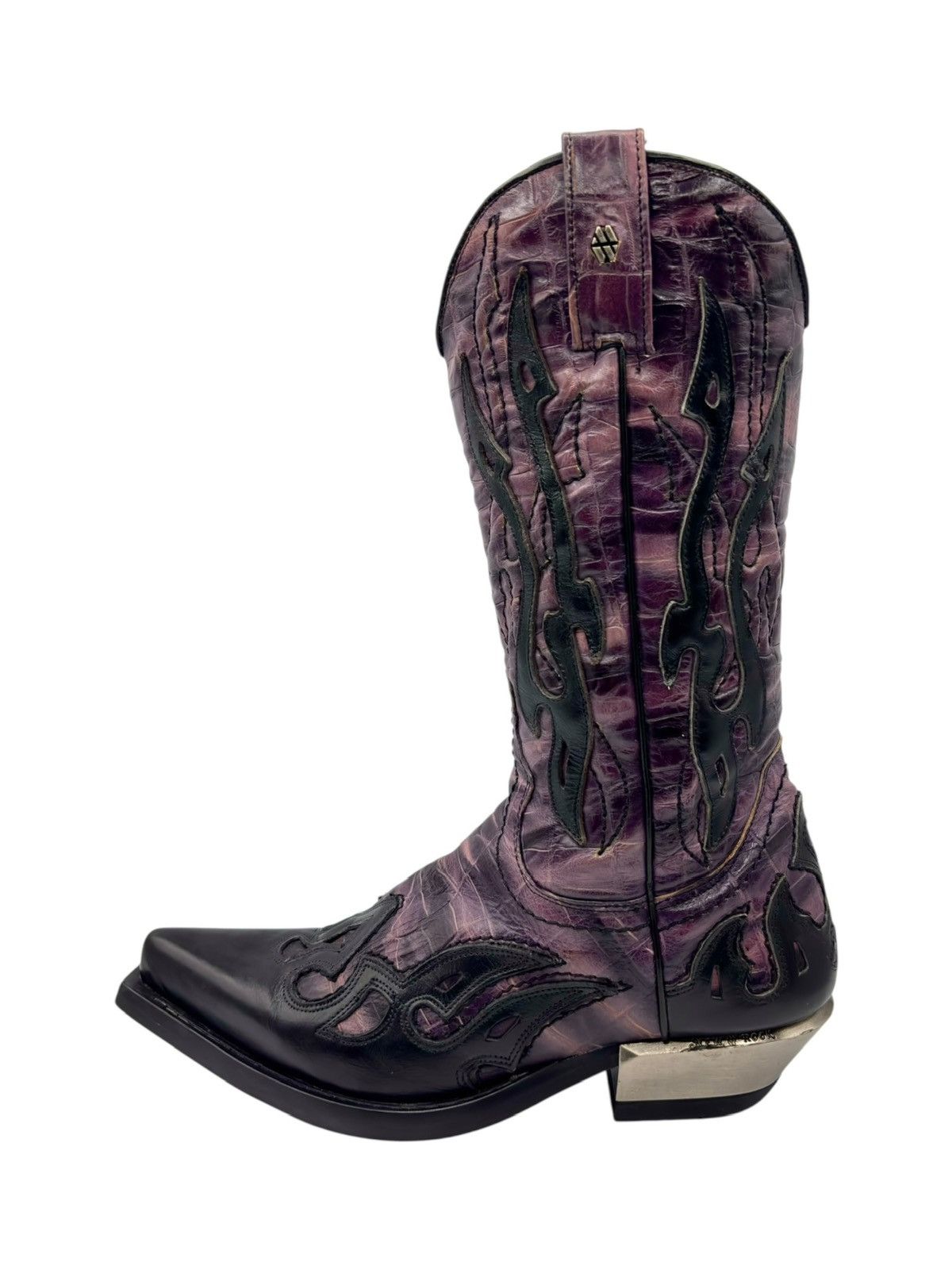 New Rock Vintage New Rock purple flame cowboy boots Size 37 Size US 7 / IT 37 - 7 Thumbnail
