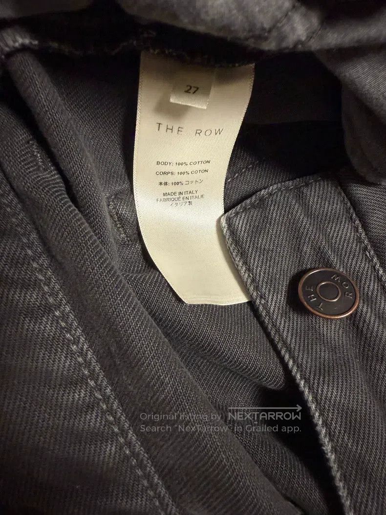 The Row The Row size 27 Dark Grey Jeans Size 25" / US 0 / IT 36 - 4 Thumbnail
