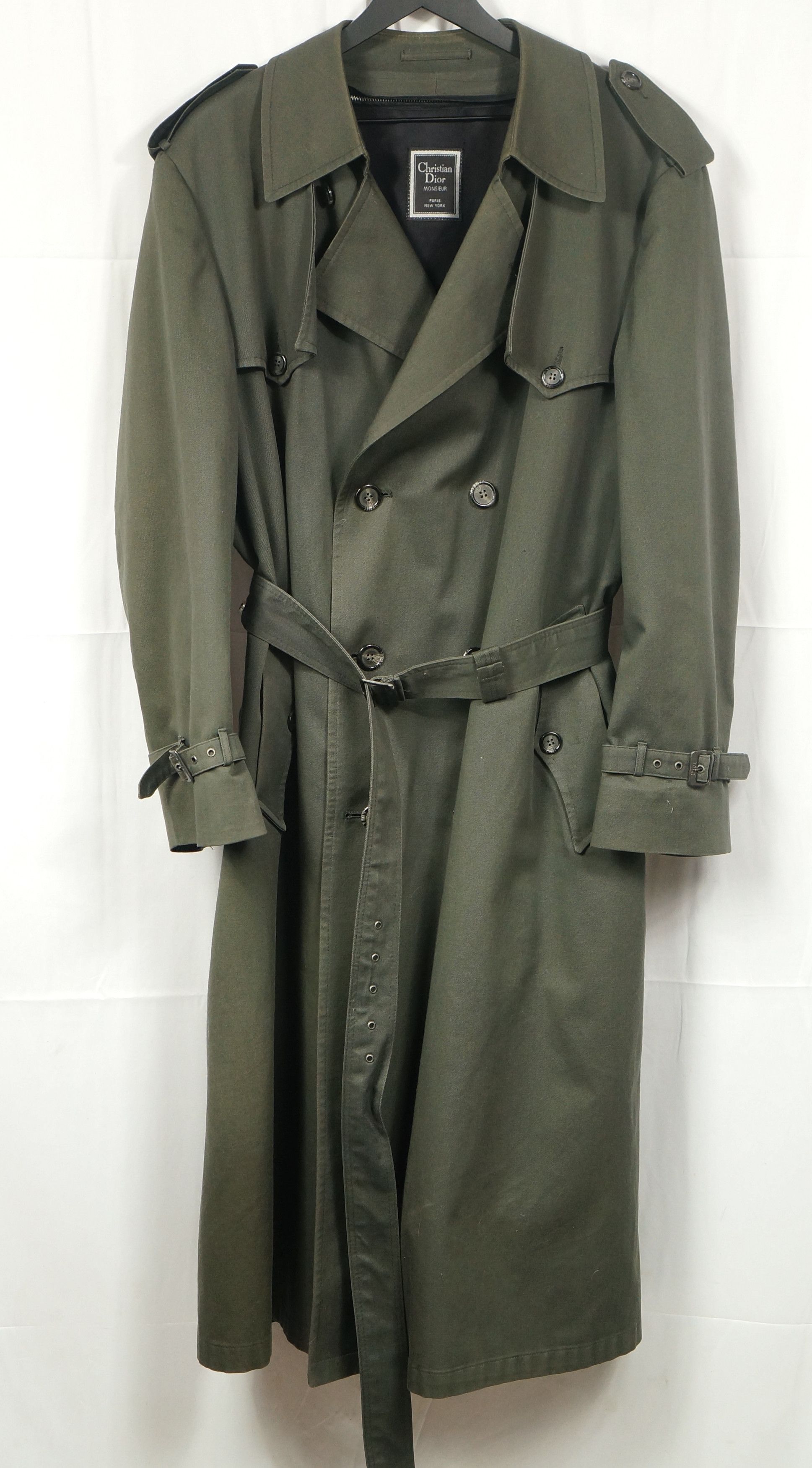 Vintage Dior Monsieur Trench Christian Dior Mens Trench Coat