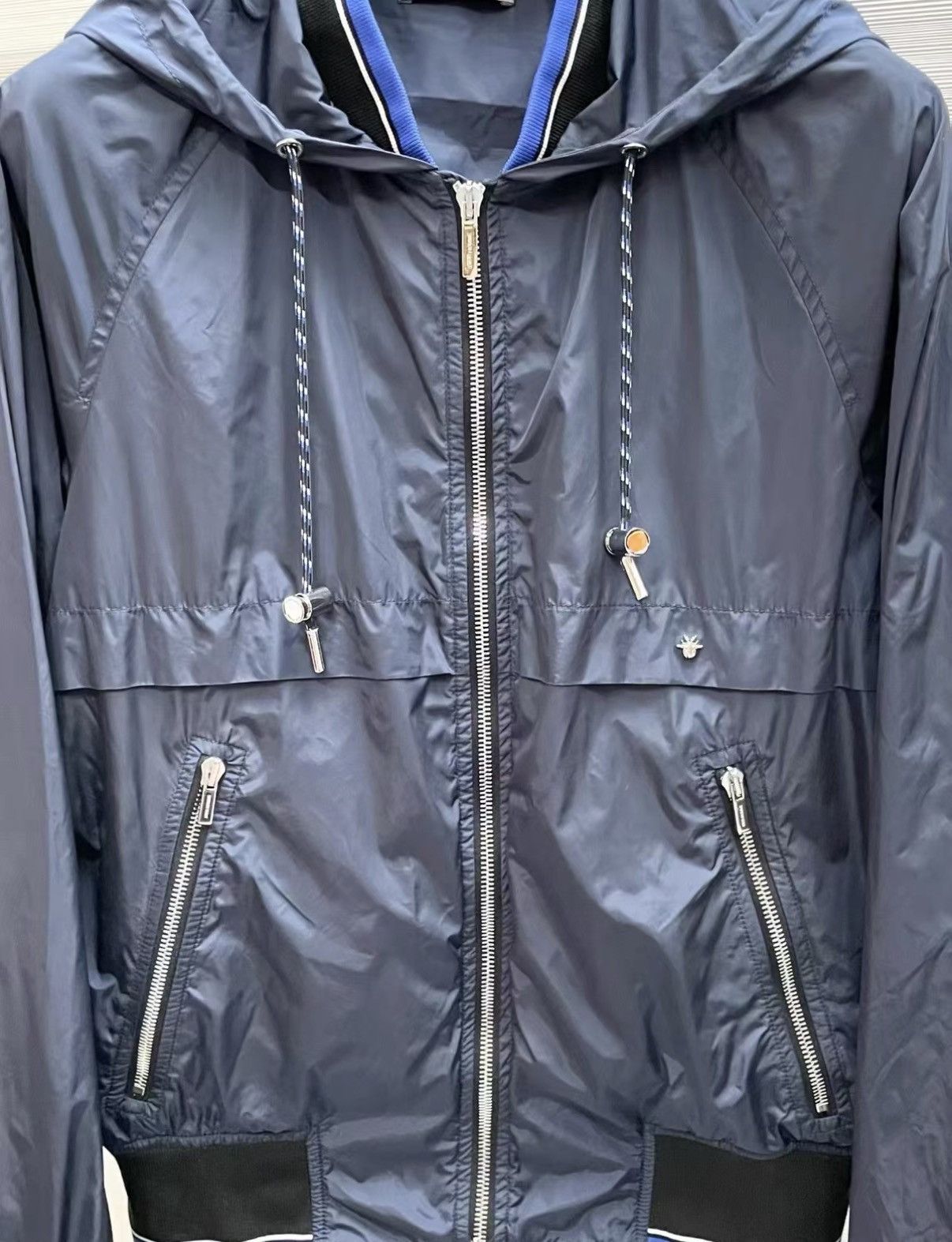 Dior Dior Blue Color Block Hooded Jacket J33 Size US S / EU 44-46 / 1 - 3 Thumbnail