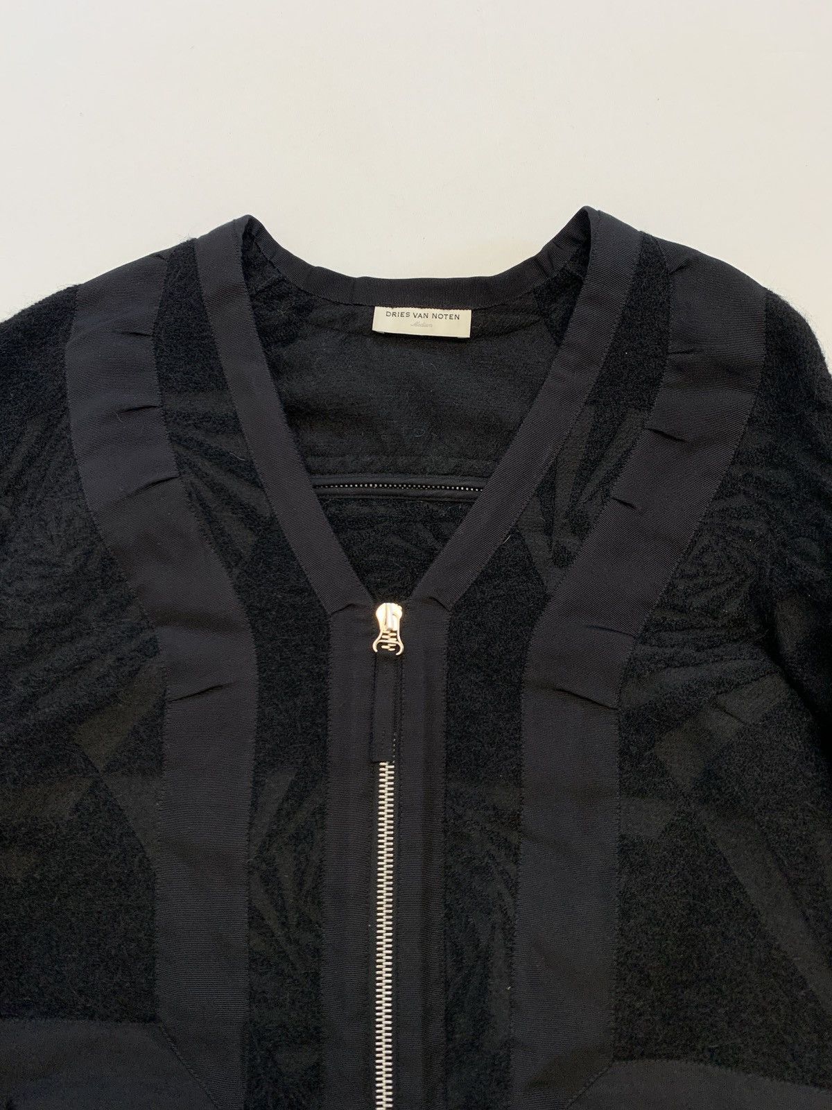 Dries Van Noten back zip bomber black Size US M / EU 48-50 / 2 - 6 Thumbnail