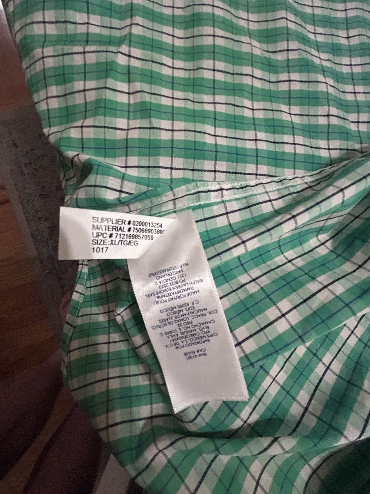 Chaps Green button up shirt Size US XL / EU 56 / 4 - 5 Thumbnail