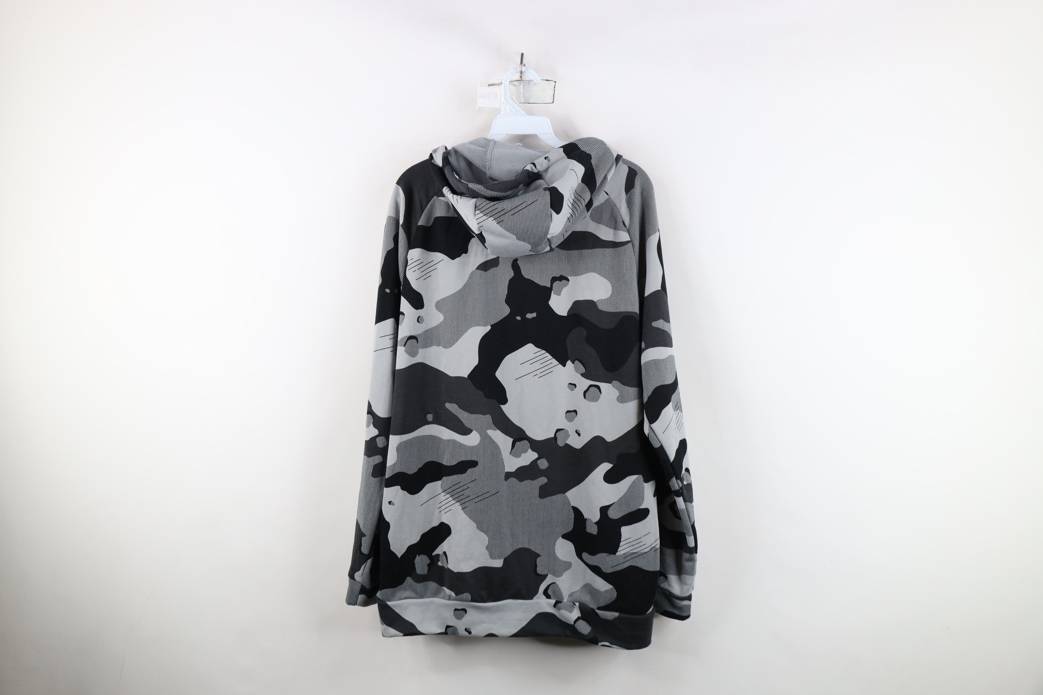 Nike Nike Big Swoosh Camouflage Full Zip Hoodie Sweatshirt Size US L / EU 52-54 / 3 - 11 Thumbnail