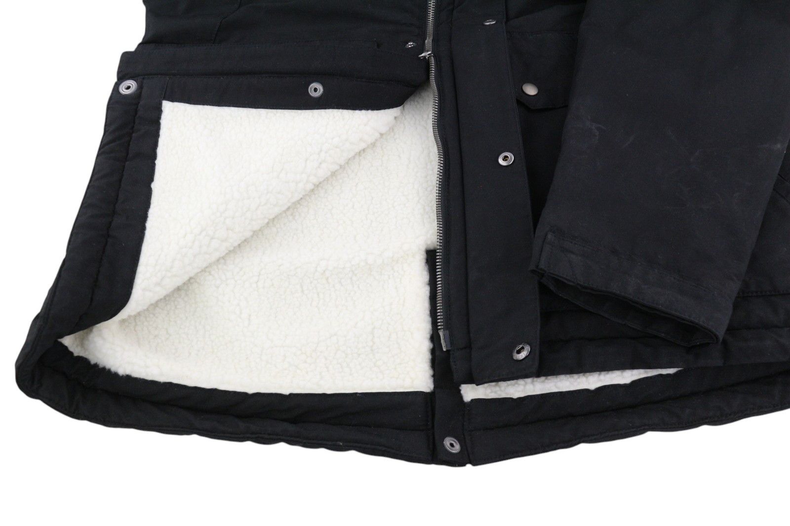 The North Face KATAVI M Black Parka Sherpa Lined Hooded Mid-Length 84361 Size US M / EU 48-50 / 2 - 6 Thumbnail