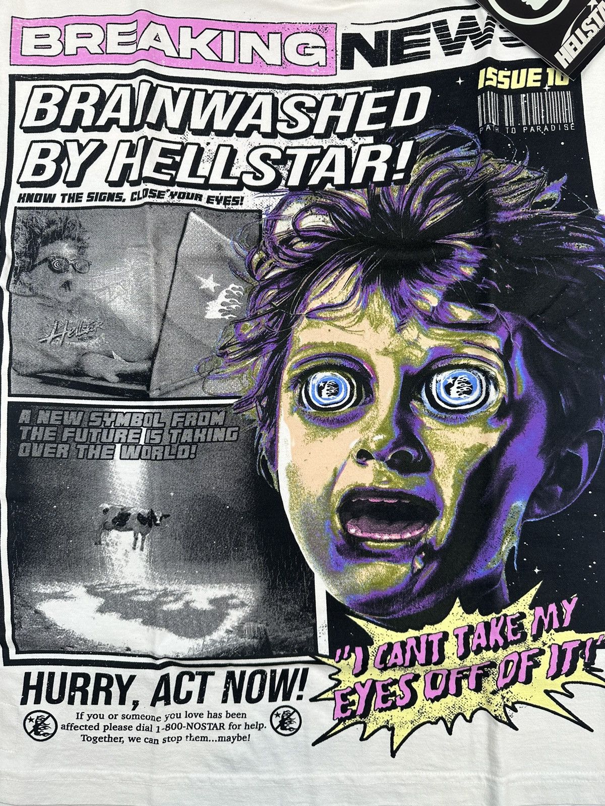 HELLSTAR Hellstar Breaking News T-shirt Size US L / EU 52-54 / 3 - 4 Thumbnail