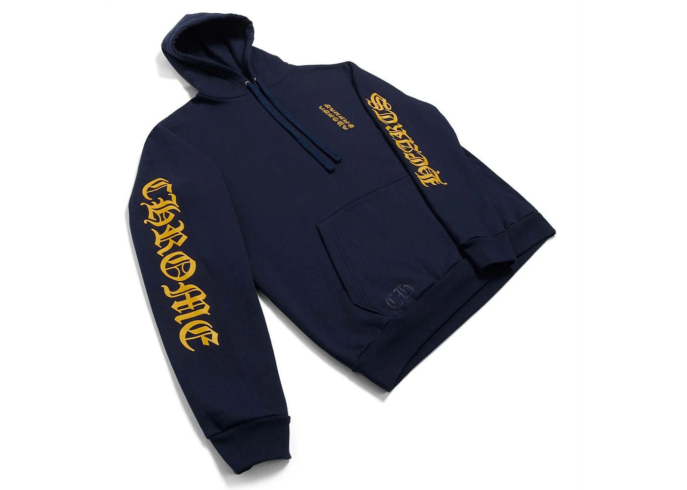Chrome Hearts Logo Hoodie Navy Size US L / EU 52-54 / 3 - 1 Thumbnail