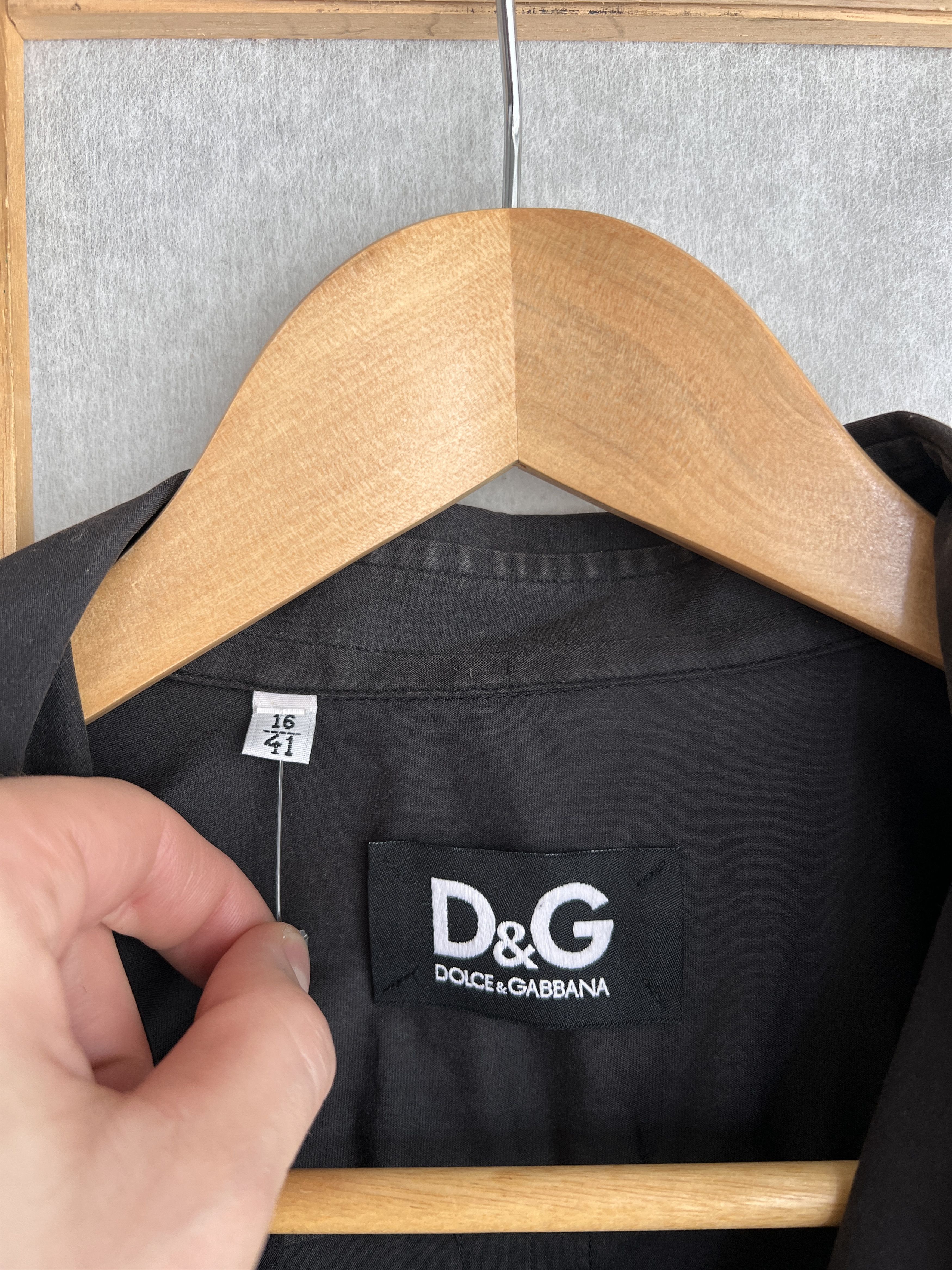 Dolce & Gabbana RARE ! 2000s Dolce & Gabbana vintage nylon elastane shirt Size US L / EU 52-54 / 3 - 13 Thumbnail