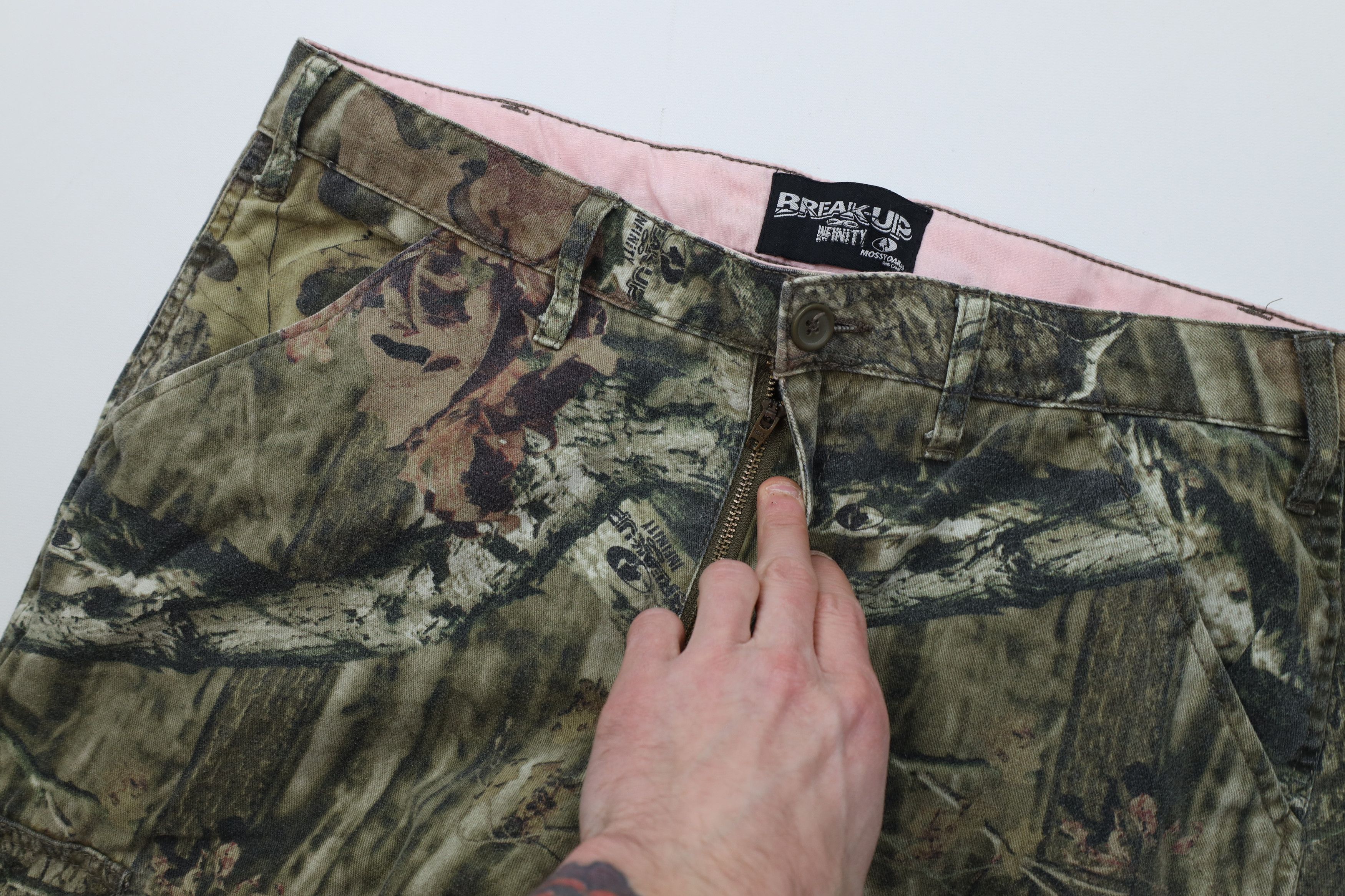 Vintage Vintage Y2K Streetwear Flared Wide Leg Cargo Pants Size 36" / US 14 / IT 50 - 7 Thumbnail