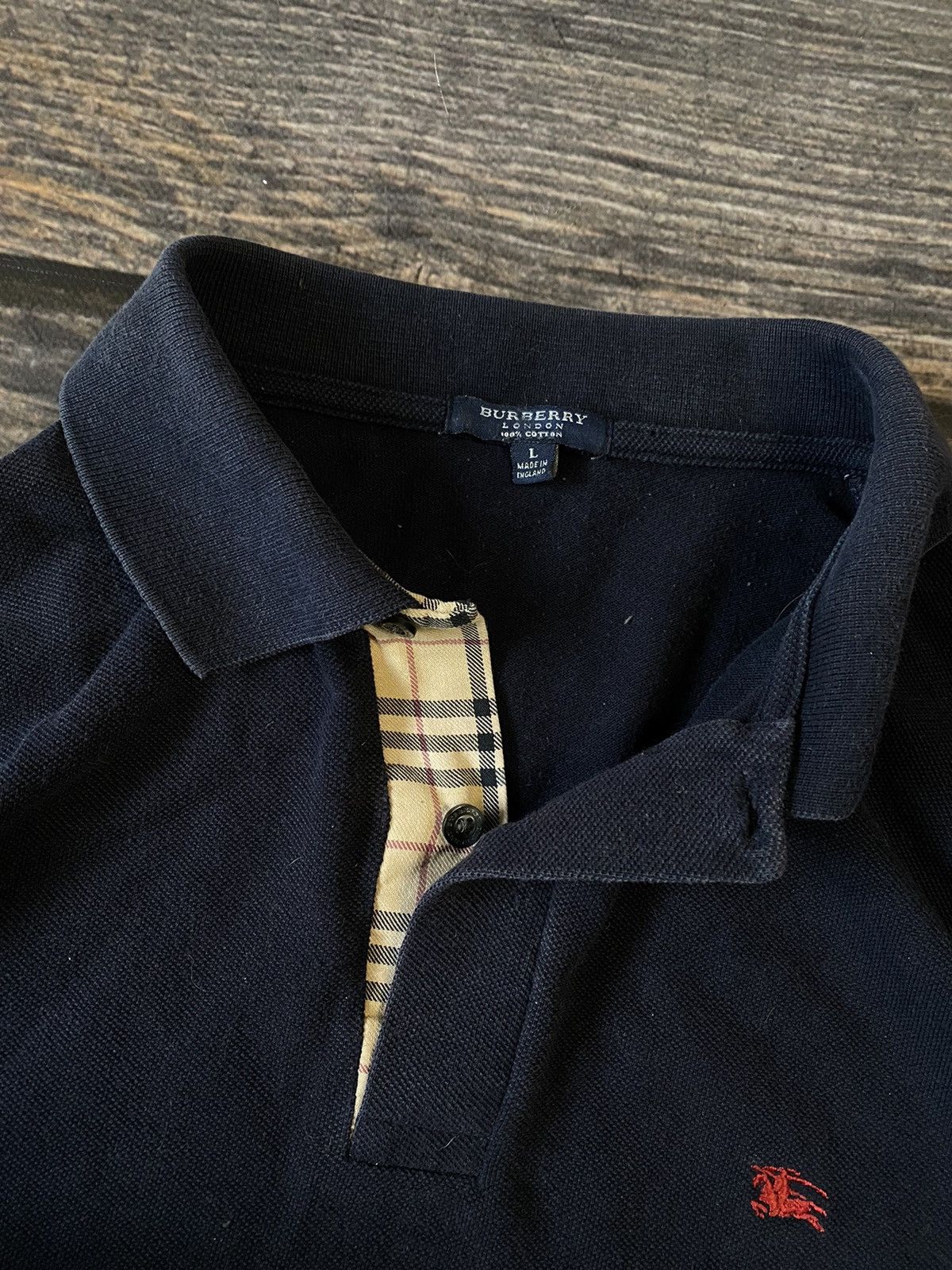 Burberry Burberry vintage horseman polo shirt Size US L / EU 52-54 / 3 - 3 Thumbnail