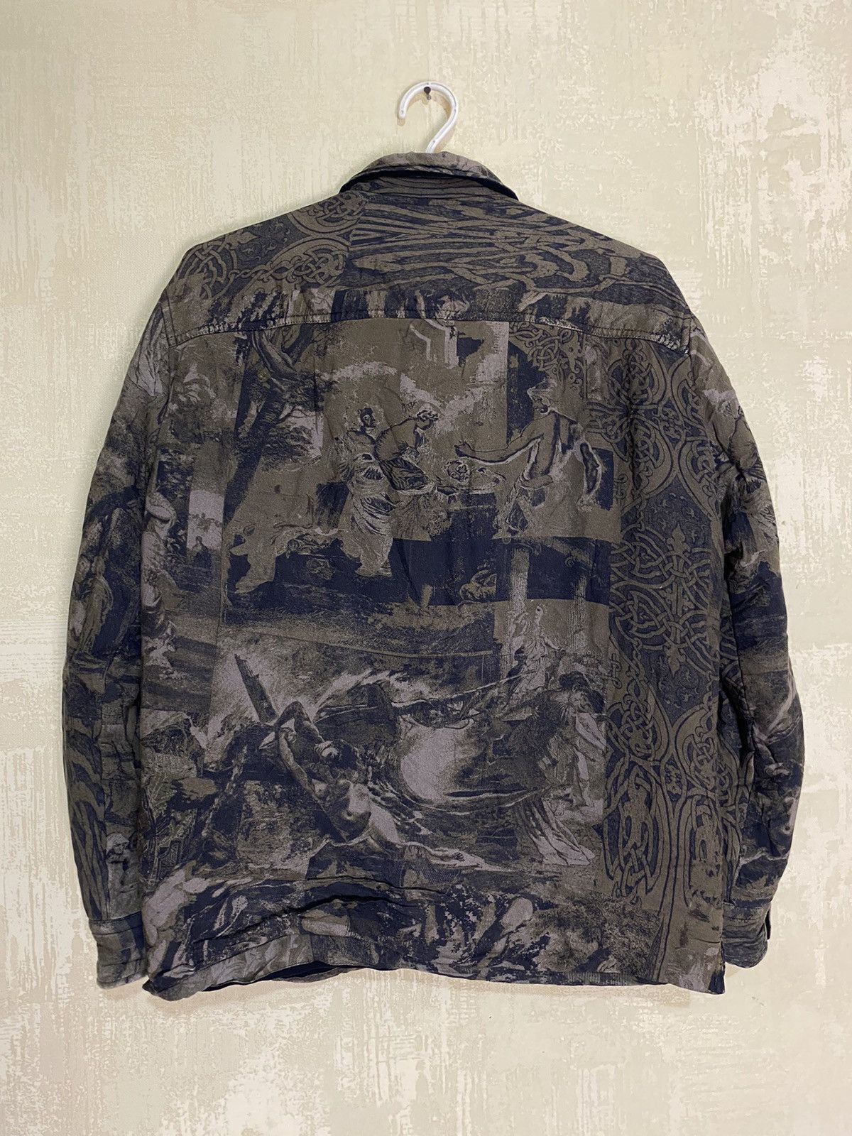 Diesel × Japanese Brand RARE Diesel Full Print Weather Gear Combat RR55 Art Jacket Size US S / EU 44-46 / 1 - 3 Thumbnail