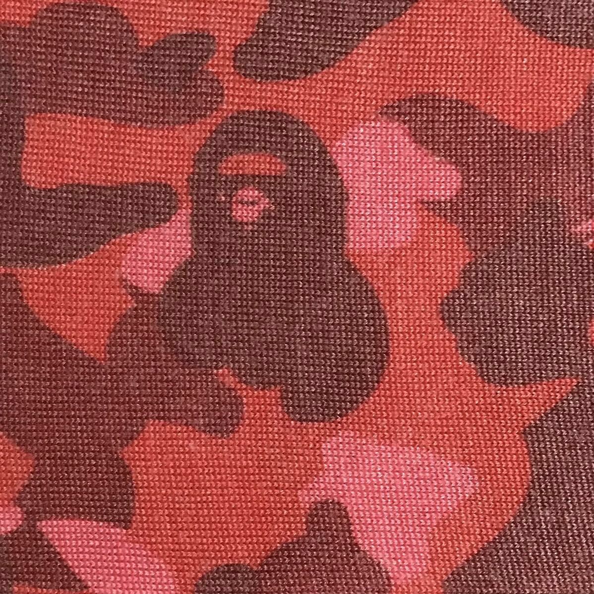 Bape × Nigo BAPE camo Knit Scarf a bathing ape Red camo NIGO Size ONE SIZE - 2 Thumbnail