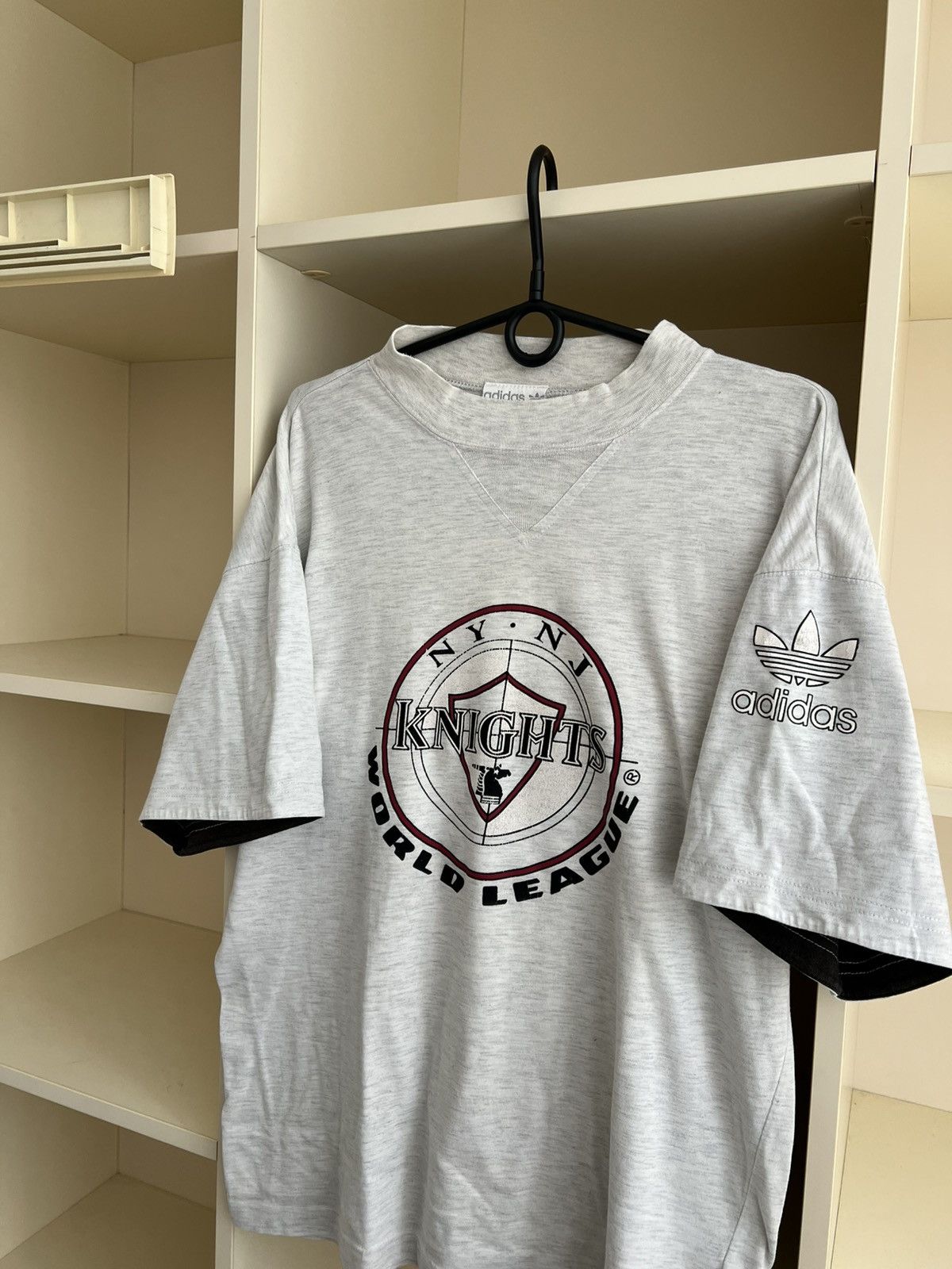 Adidas Vintage 90s Adidas NY NJ Knights WLAF World League Football Size US M / EU 48-50 / 2 - 5 Thumbnail