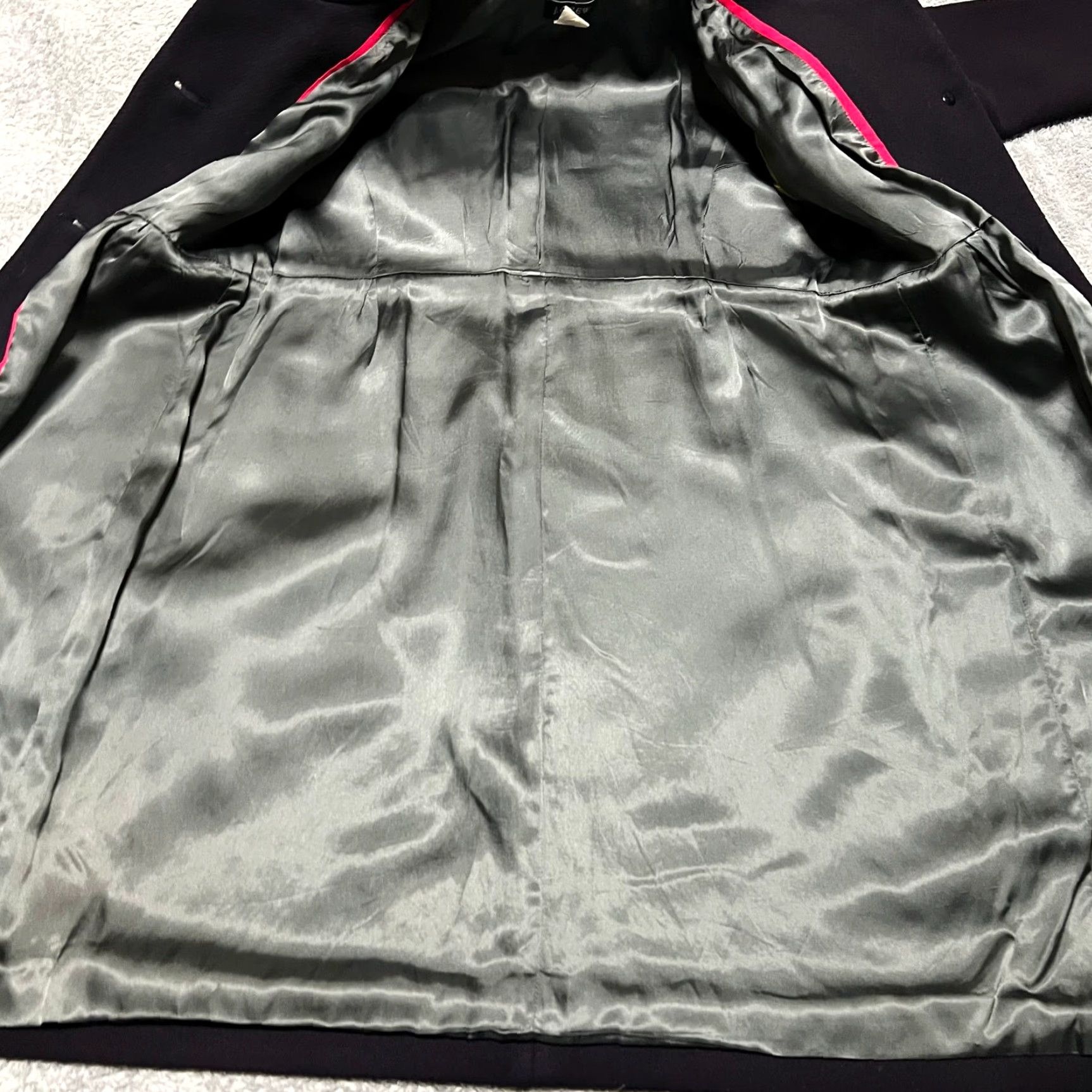 J.Crew J.Crew Trench Coat Womens 6 Purple Wool Long Coat Women Size M / US 6-8 / IT 42-44 - 6 Thumbnail