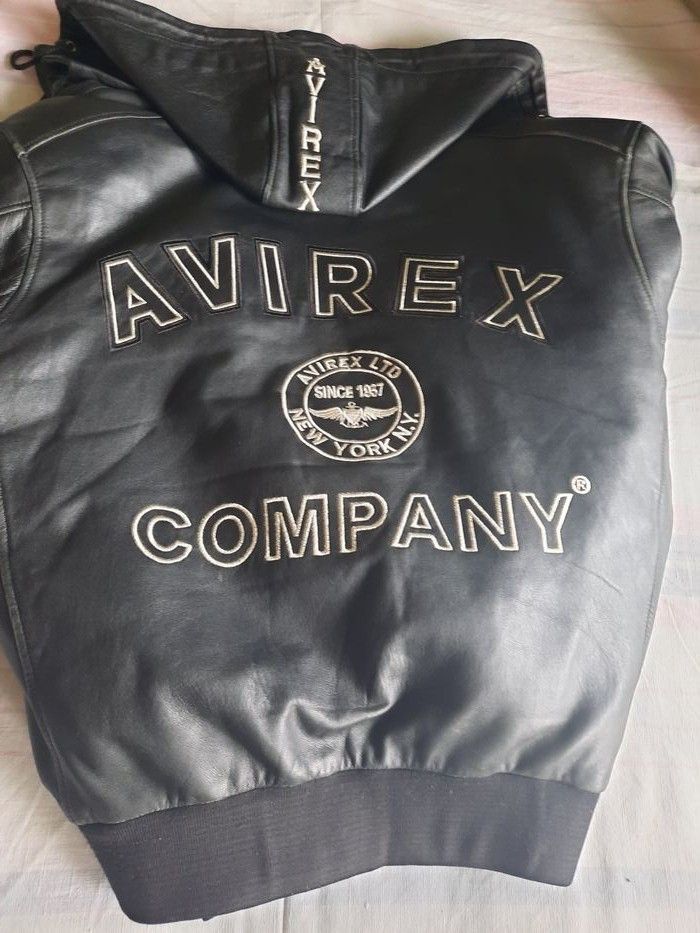 Avirex AVIREX leather jacket, vintage, 90s hip hop 1990s varsity M Size US M / EU 48-50 / 2 - 1 Thumbnail