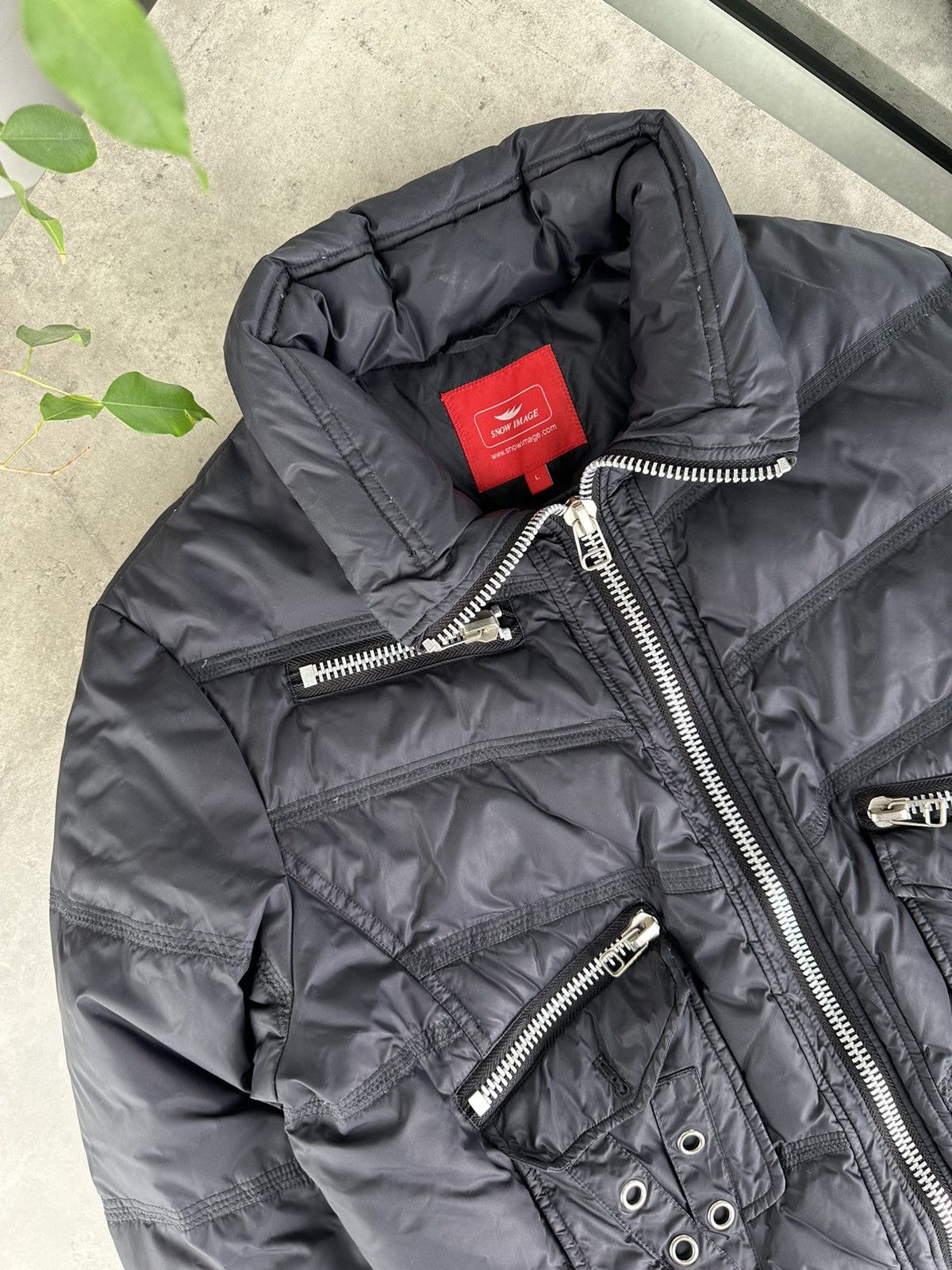 Japanese Brand Vintage Down Bomber Jacket Size L / US 10 / IT 46 - 3 Thumbnail