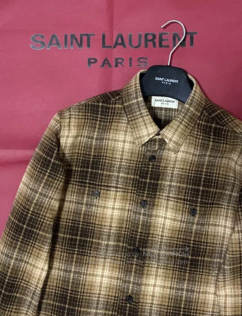 Saint Laurent Paris Saint Laurent Paris Original Double Pocket Yellow Plaid Wo Size US XL / EU 56 / 4 - 8 Thumbnail