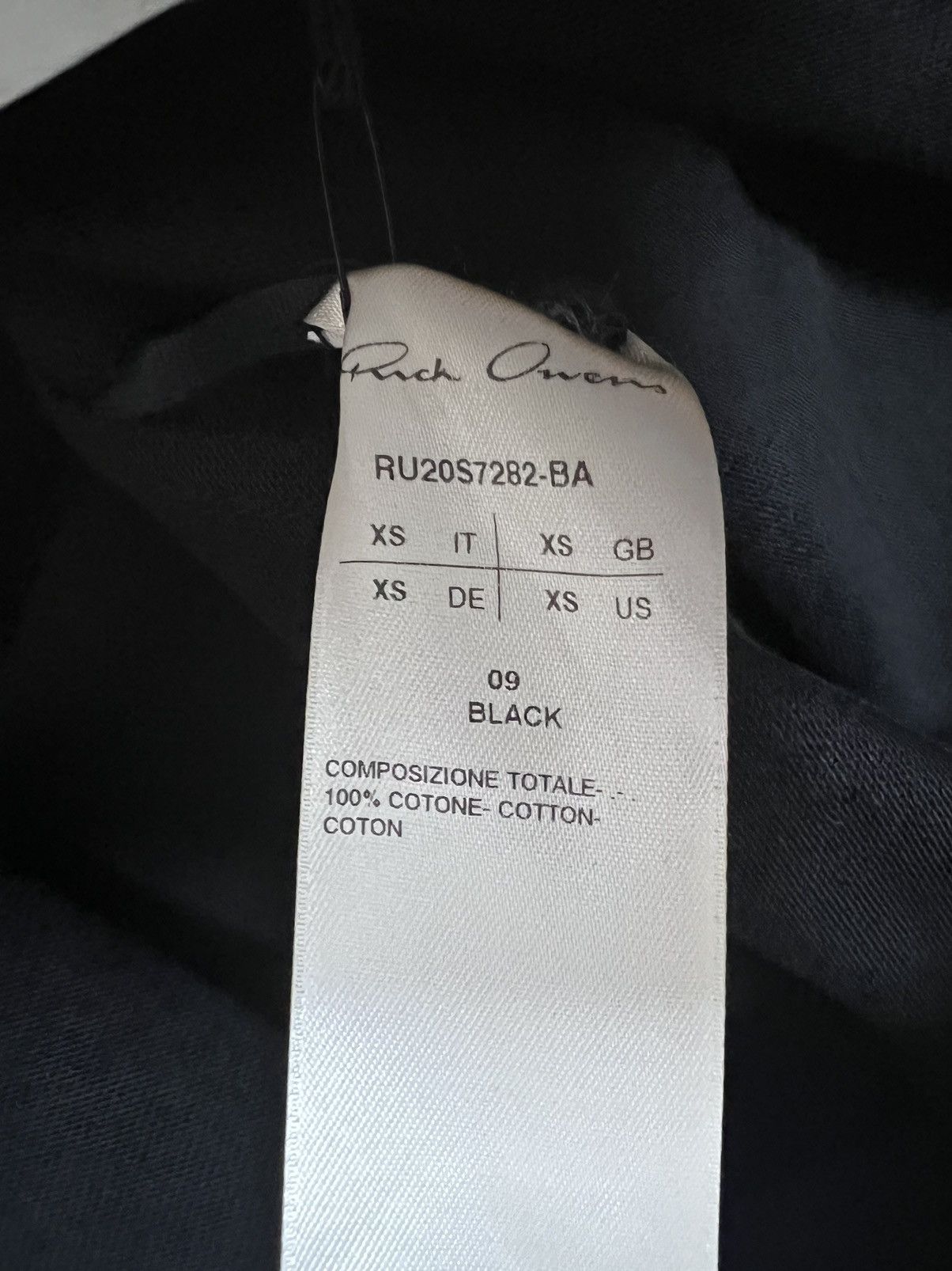 Rick Owens Rick Owens CREWNECK SHORT SLEEVES Size US XS / EU 42 / 0 - 6 Thumbnail
