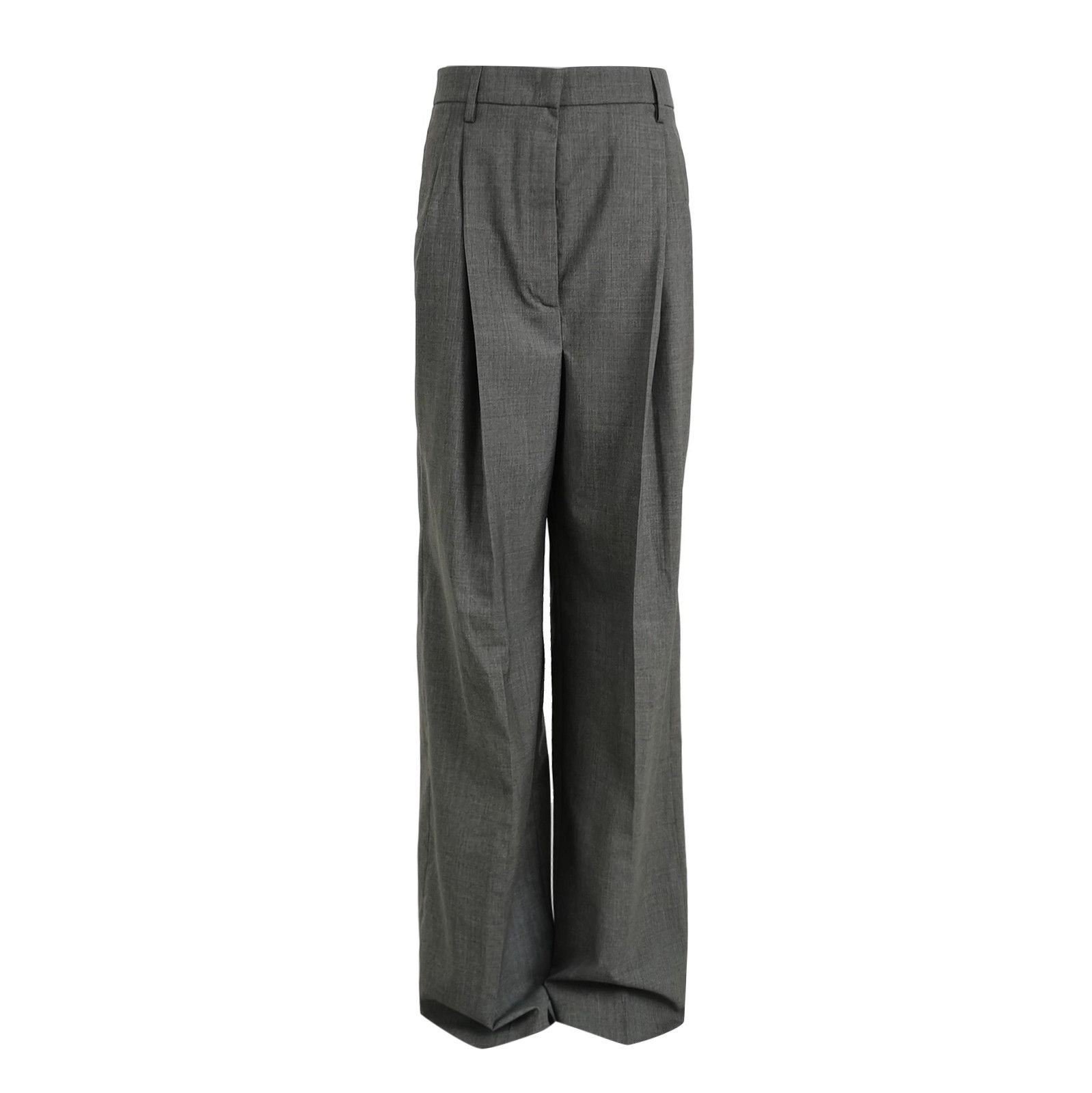 Prada Prada Gray Wool Trousers Size 36 0089 Size 22" - 1 Thumbnail