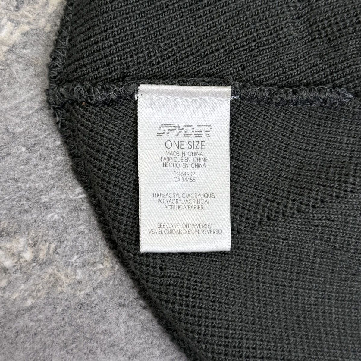 Spyder Y2K Spyder Hat outdoor cap big logo WEB khaki Size ONE SIZE - 5 Thumbnail