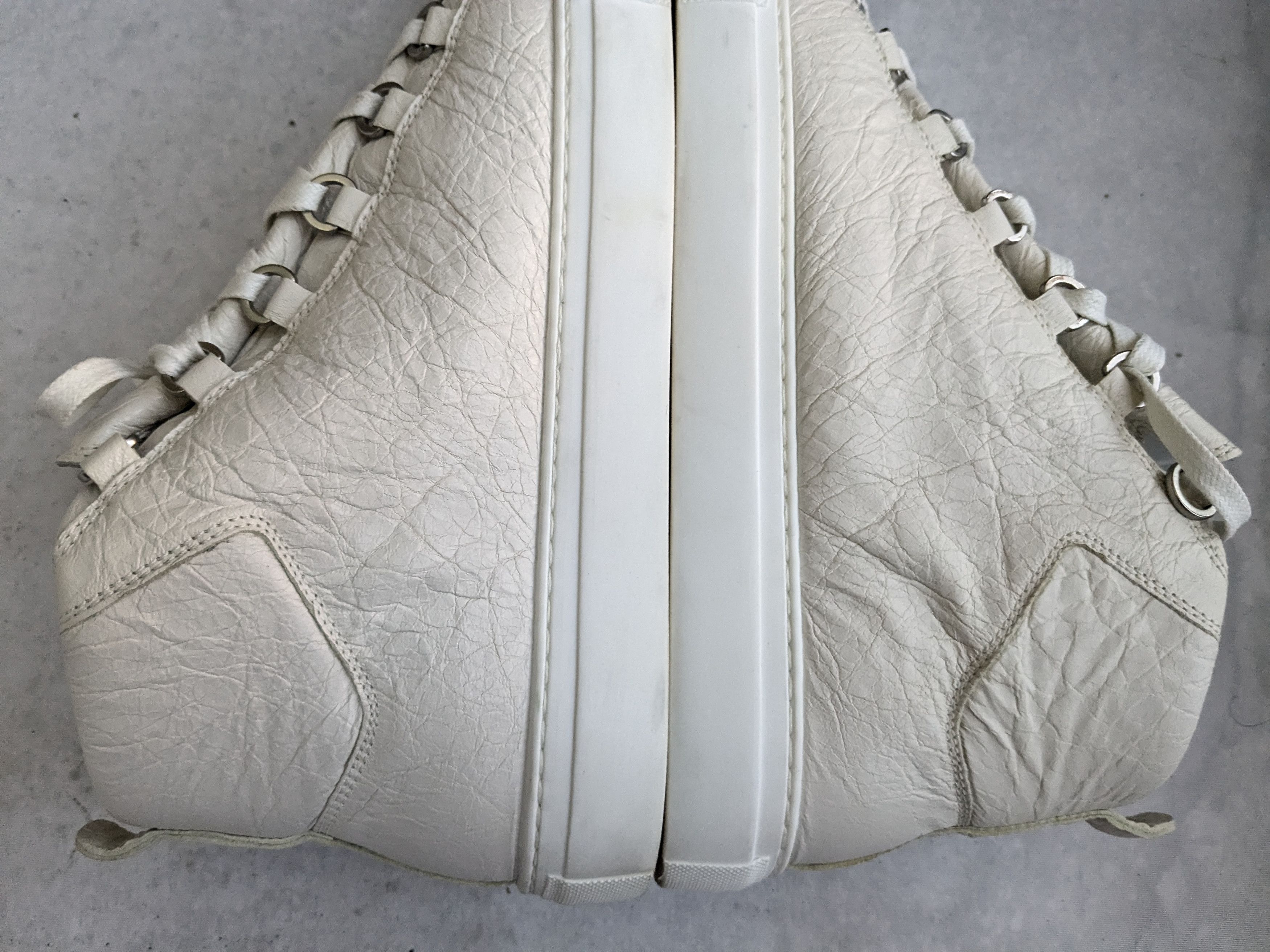 Balenciaga Balenciaga Arena Sneakers White 11 High Tops Leather Size US 11 / EU 44 - 8 Thumbnail