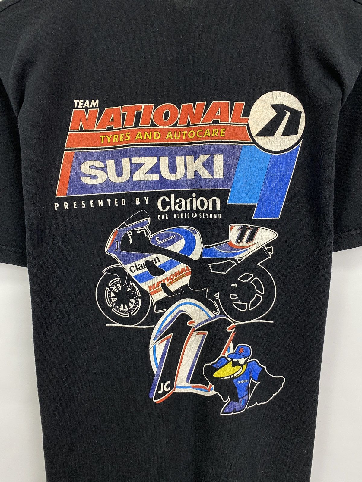 Fruit Of The Loom Vintage 90s Suzuki Chris Walker Stalker Racing T-Shirt Y2K Size US M / EU 48-50 / 2 - 10 Thumbnail