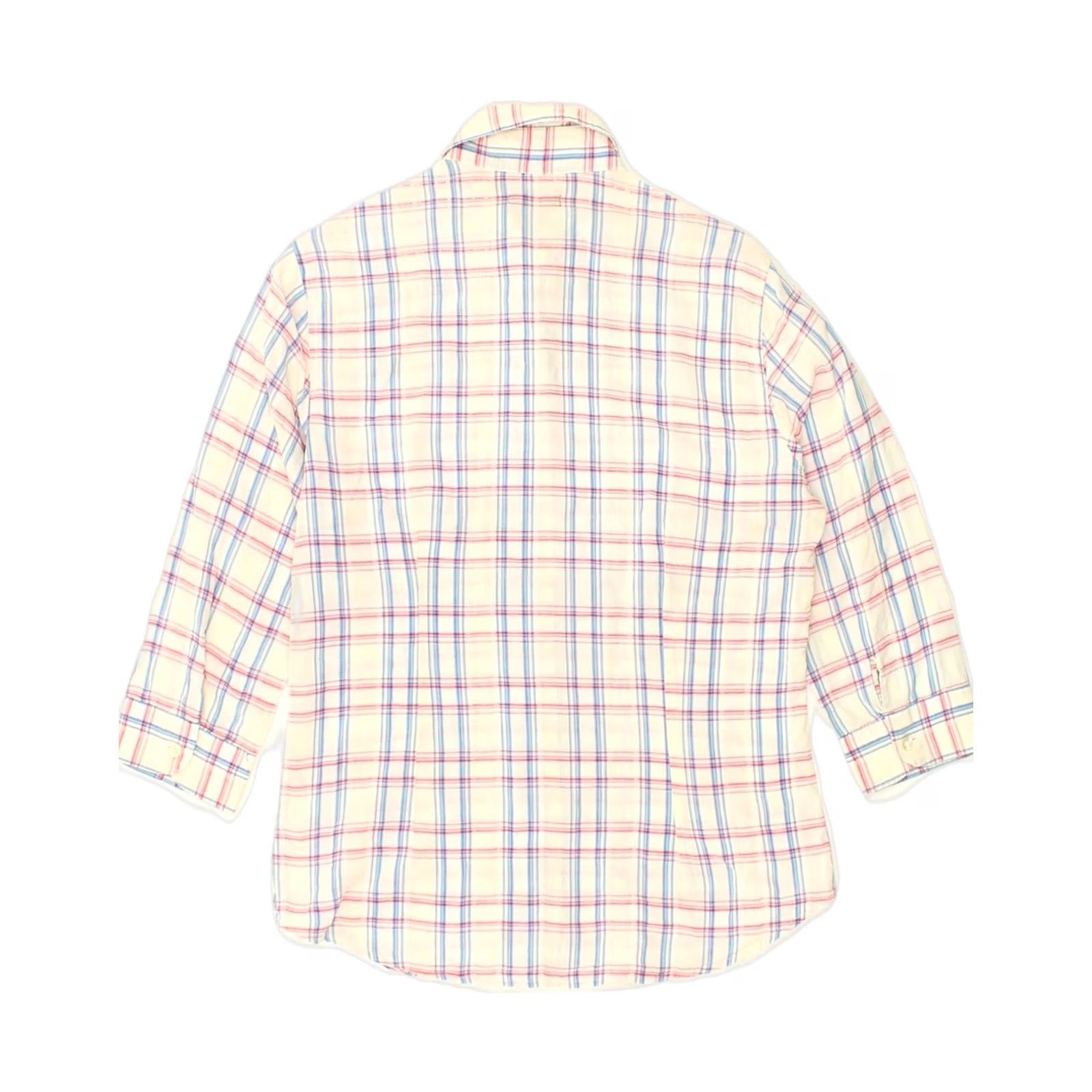 Vintage BEST COMPANY Womens Shirt Medium Multicoloured Check 3/4 Sleeve Size M / US 6-8 / IT 42-44 - 2 Thumbnail