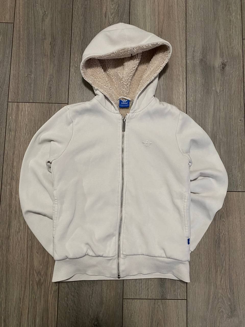 Adidas Adidas Firebird Sherpa Lined Zip Hoodie Fleece Lined Size S / US 4 / IT 40 - 1 Thumbnail
