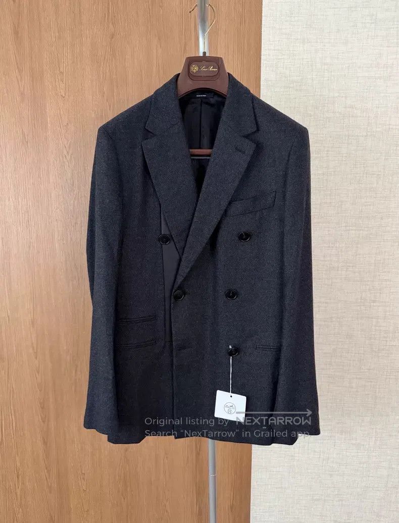 Hermes Hermes Autumn and Spring Cashmere Casual Jacket Size US S / EU 44-46 / 1 - 1 Thumbnail