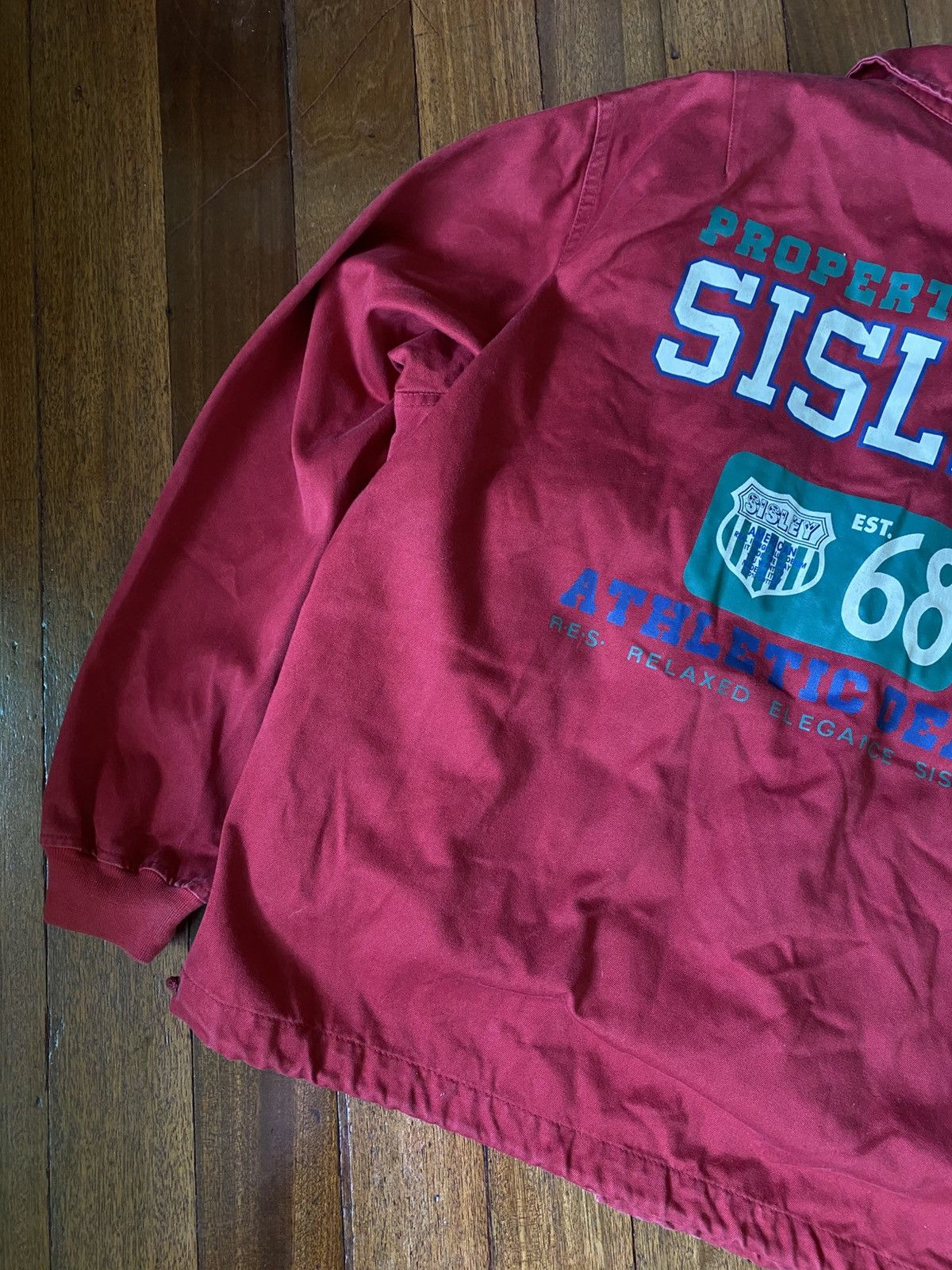 Sisley 1970s Vintage Sisley Varsity Jacket Size US L / EU 52-54 / 3 - 4 Thumbnail