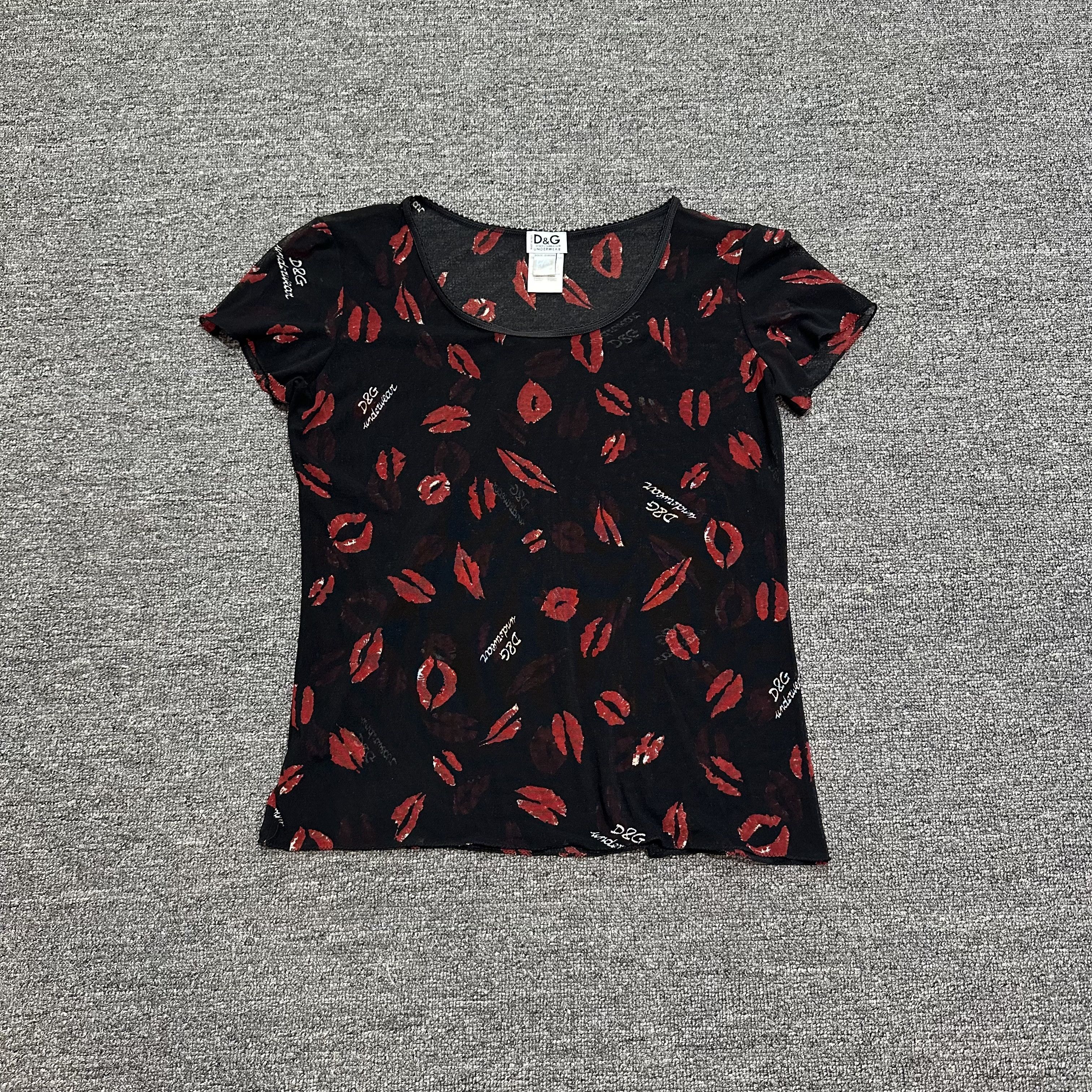 Dolce & Gabbana Dolce Gabbana D&G Mesh Tee Size S / US 4 / IT 40 - 1 Thumbnail