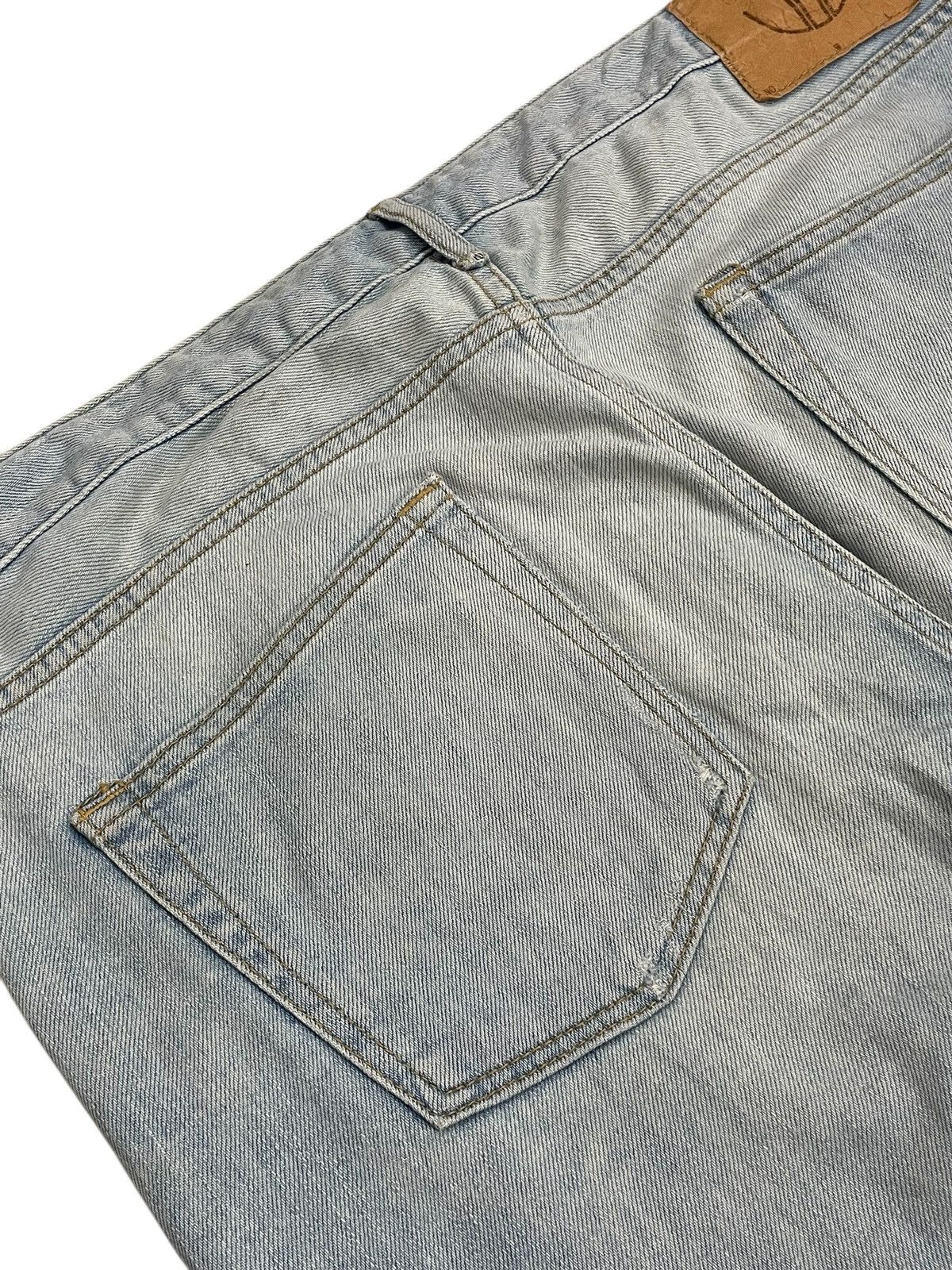 Japan Blue × Japanese Brand Japan Blue Stretch Denim Knotwood Bug Indigo Distress Design Size US 34 / EU 50 - 16 Thumbnail