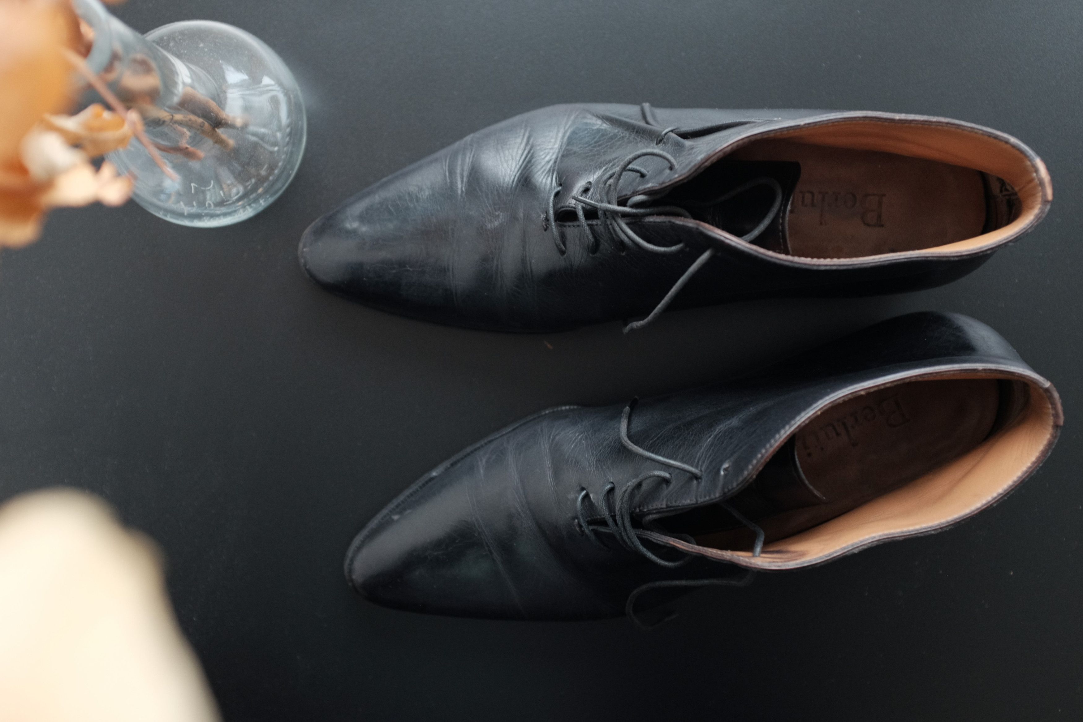 image of Berluti Formal/casual Leather Shoes in Black, Men's (Size 8)